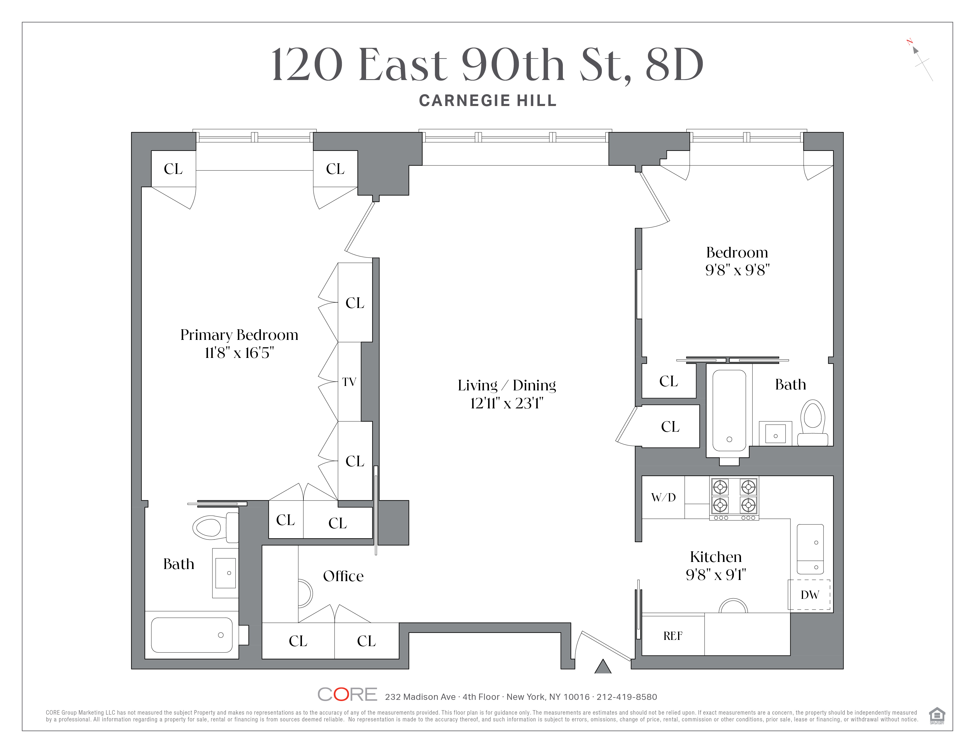 120 East 90th Street 8D Carnegie Hill New York NY 10128