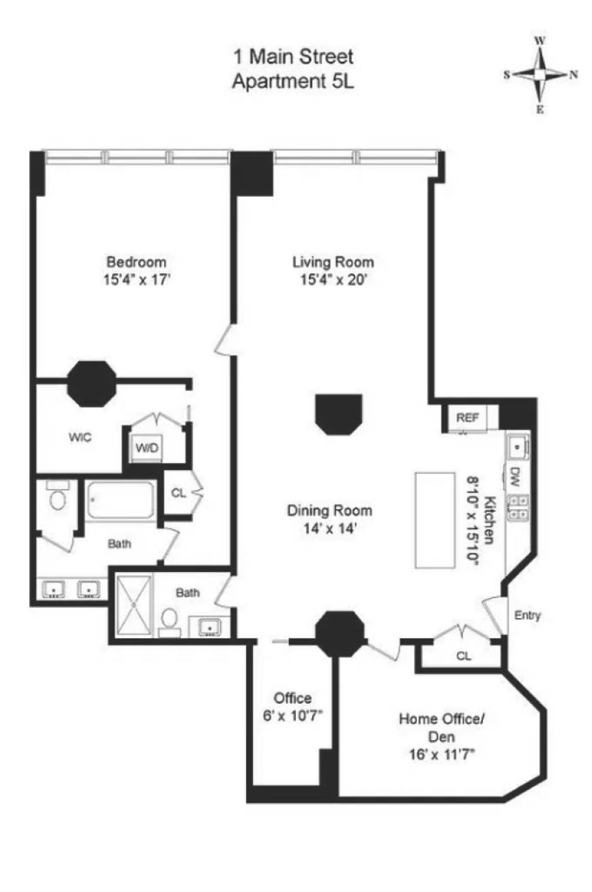 1 Main Street 5L Dumbo Brooklyn NY 11201