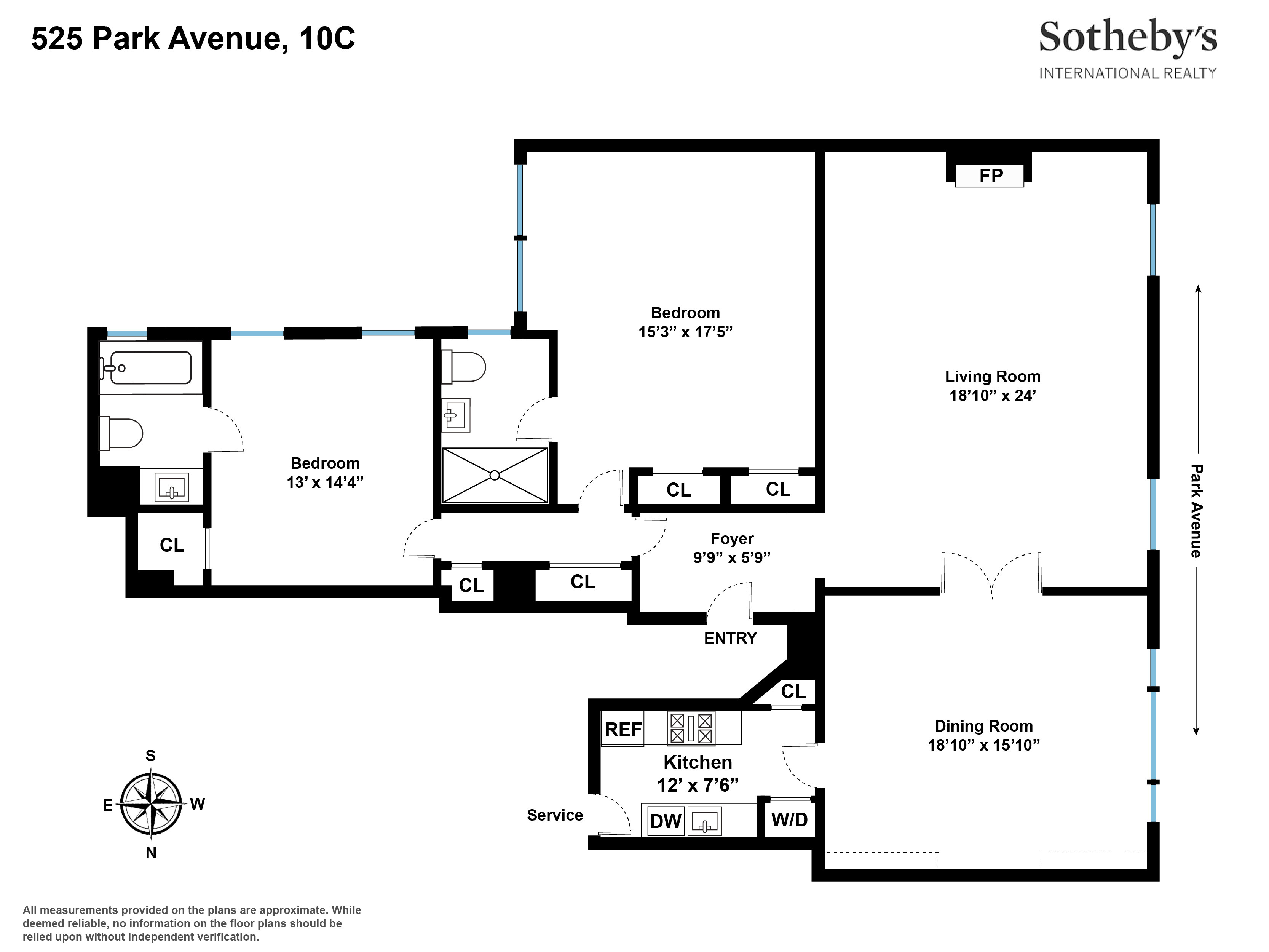 525 Park Avenue 10C Upper East Side New York NY 10065