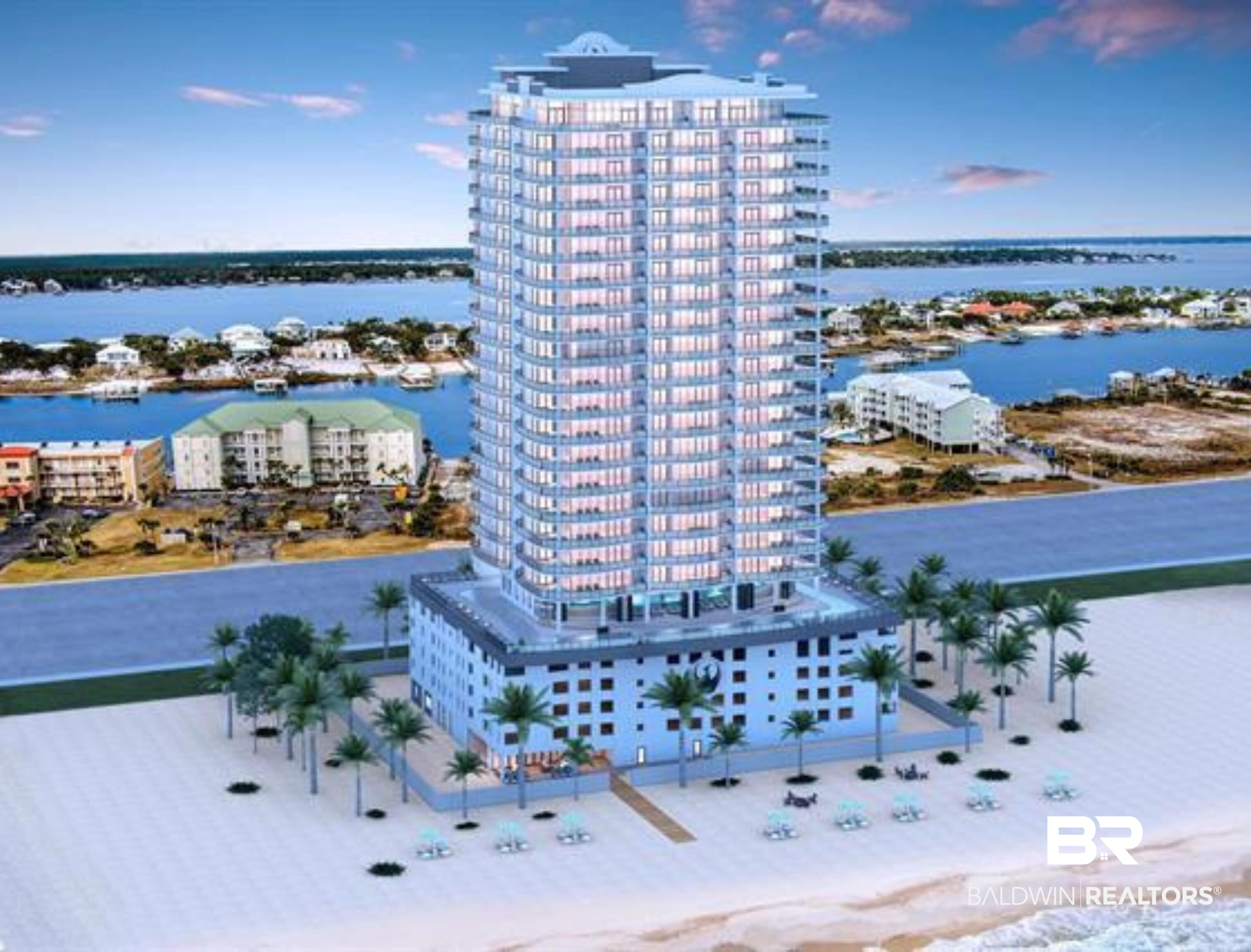 Phoenix Key is Brett/Robinson's newest and most luxurious condominium to date! Low density building with only 56 residences. Features include glass railings on the balcony, gas grills and hot tubs on the balcony! The interiors of the units will be appointed with beautiful kitchens, huge laundry rooms, gorgeous trim, fixtures and much much more. Building amenities include a lazy river located beach side on the 6th floor! The building itself will be built out of solid concrete/