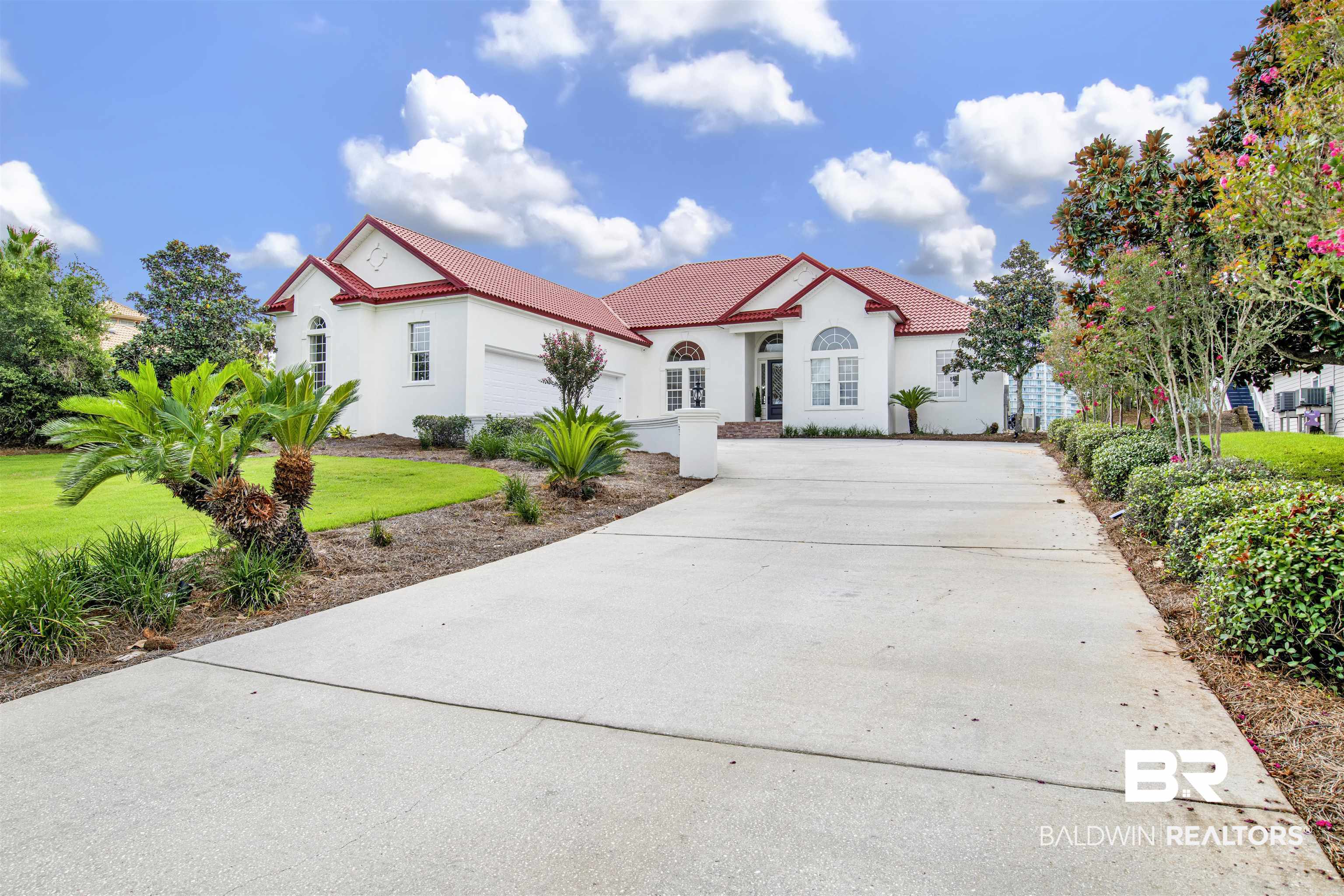 This stunning, fully furnished dream home on Ono Island is a must-see, located on Old River with breathtaking water views. Completely gutted and remodeled in 2024, the home offers a new swimming pool with travertine decking and a marine-grade stainless outdoor kitchen. Inside, you’ll find all-new top-of-the-line furniture, appliances (including washer/dryer), a Miele built-in coffee maker, and remote-control beds in every room. The property also features a new pier, boathouse, garage floor coating, garage door openers, generator, sod, irrigation, grinder pump, and smart tech Lutron light switches, remote blinds, and Ring security.The single-level home has 3 beds, 3.5 baths, and great spaces to entertain, watch boats go by, and enjoy sunsets. Located in a private gated community with 24-hour security, Ono Island also offers an optional recreation center with tennis, basketball, pools, and more. Buyer to verify all information during due diligence.