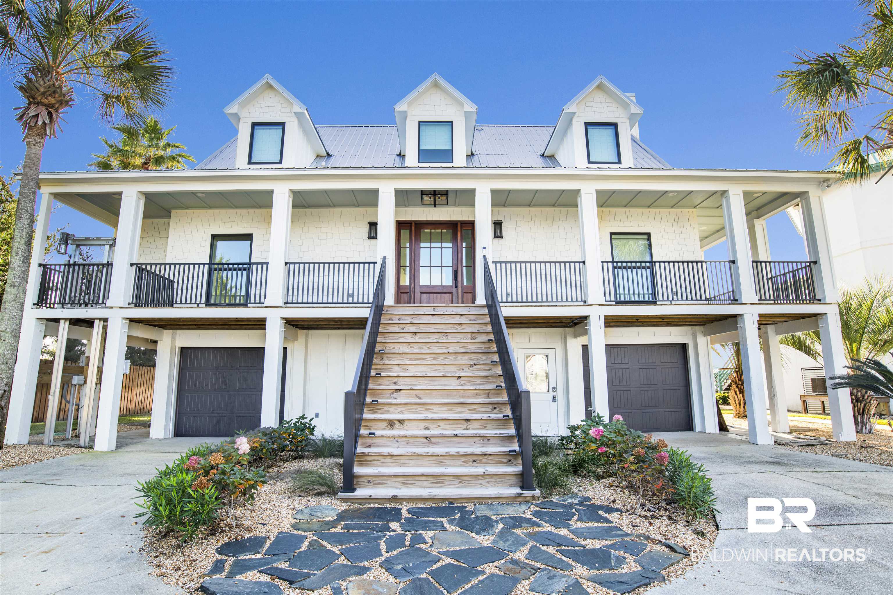 This home is situated  just west of the Ono bridge so just a short drive on the Island.  Right on Ole River with views of the Gulf of Mexico. When the home was purchased it was down to the studs and the new owner completely redesigned the floor plan. Reconfiguration of floorplan  combines coastal elegance with modern sophistication. Every detail has been carefully curated to enhance both functionality and style creating a sanctuary thats perfectly suited for most anyone. The kitchen is a chef's dream boasting quartz countertops with a spacious island and custom cabinetry. High end stainless steel appliances and stunning backsplash. Upstairs offers 4 bedrooms and 3 and 1/2 baths. All new kitchen appliances and bar area with wine chiller, refrigerator and ice machine. Downstairs you will find 2 rooms and a full bath. 2 car garage with ample storage. Step out on the deck and you will enjoy many sunsets from the balcony. Boat dock with lift and in the no wake of Ole River with easy boat access to all your favorite restaurants or just a day on the water. Private in ground pool with all new landscaping on the .38 acre lot. Buyer to verify all information during due diligence.