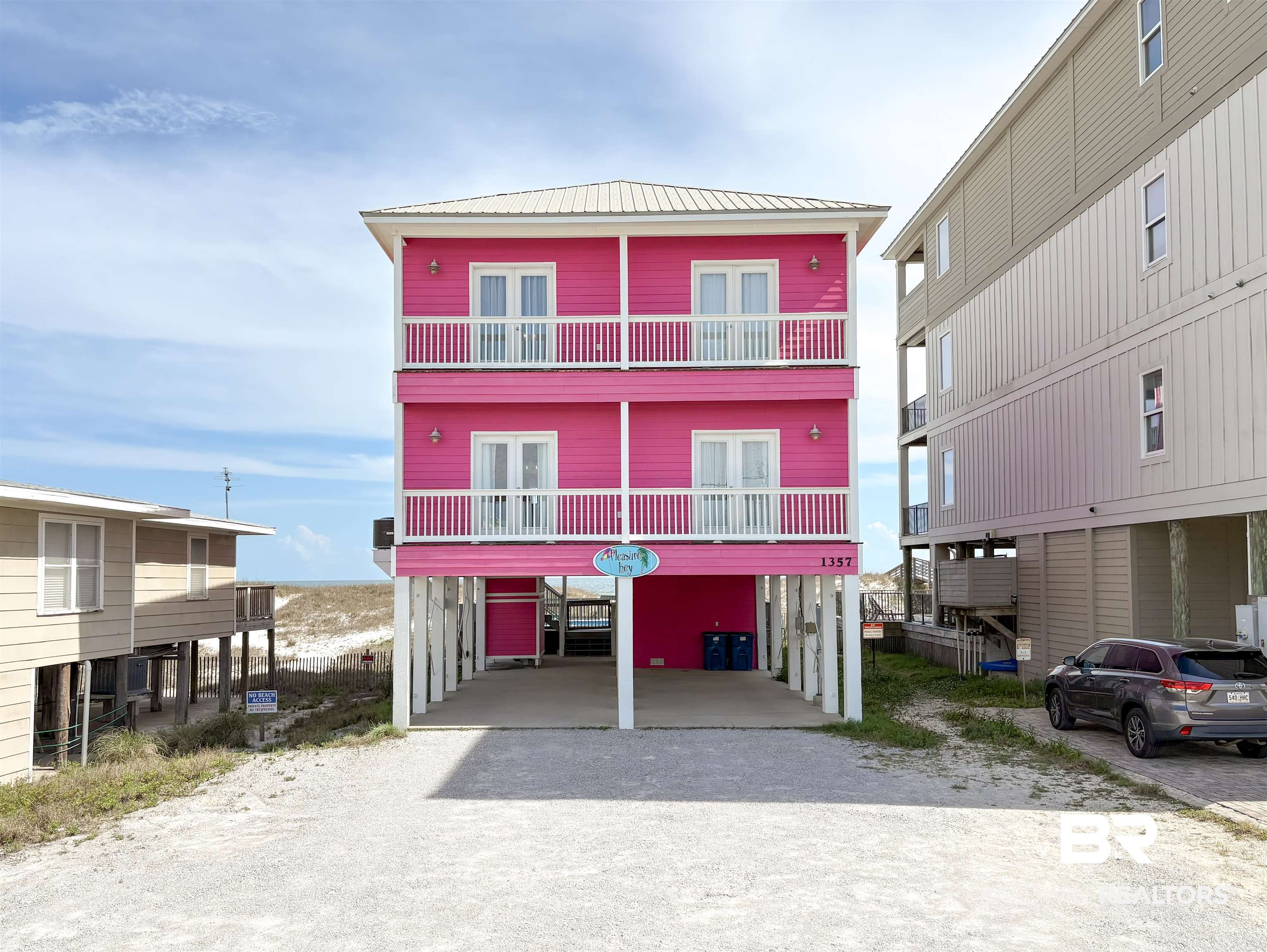 CASH COW=CASH FLOW! This Gulf Front West Beach Home checks all the boxes! Giant revenue and proven winner! 2024 Gross Revenue is $240,000+ and 2025 year to date is $271,000+! 6 bedrooms/6 baths, private heated pool, 2523 square feet, and located in the heart of Gulf Shores! Stays booked and we have the rental history to prove it! Premium flood insurance is $2738/year and Homeowners/Wind Premium is $14,539.49. Deck page for Insurance under "Documents." Available to show on turn-around day ONLY of Saturday from 1p-3p! All rentals for 2025 must be honored! Buyer to verify all information during due diligence.