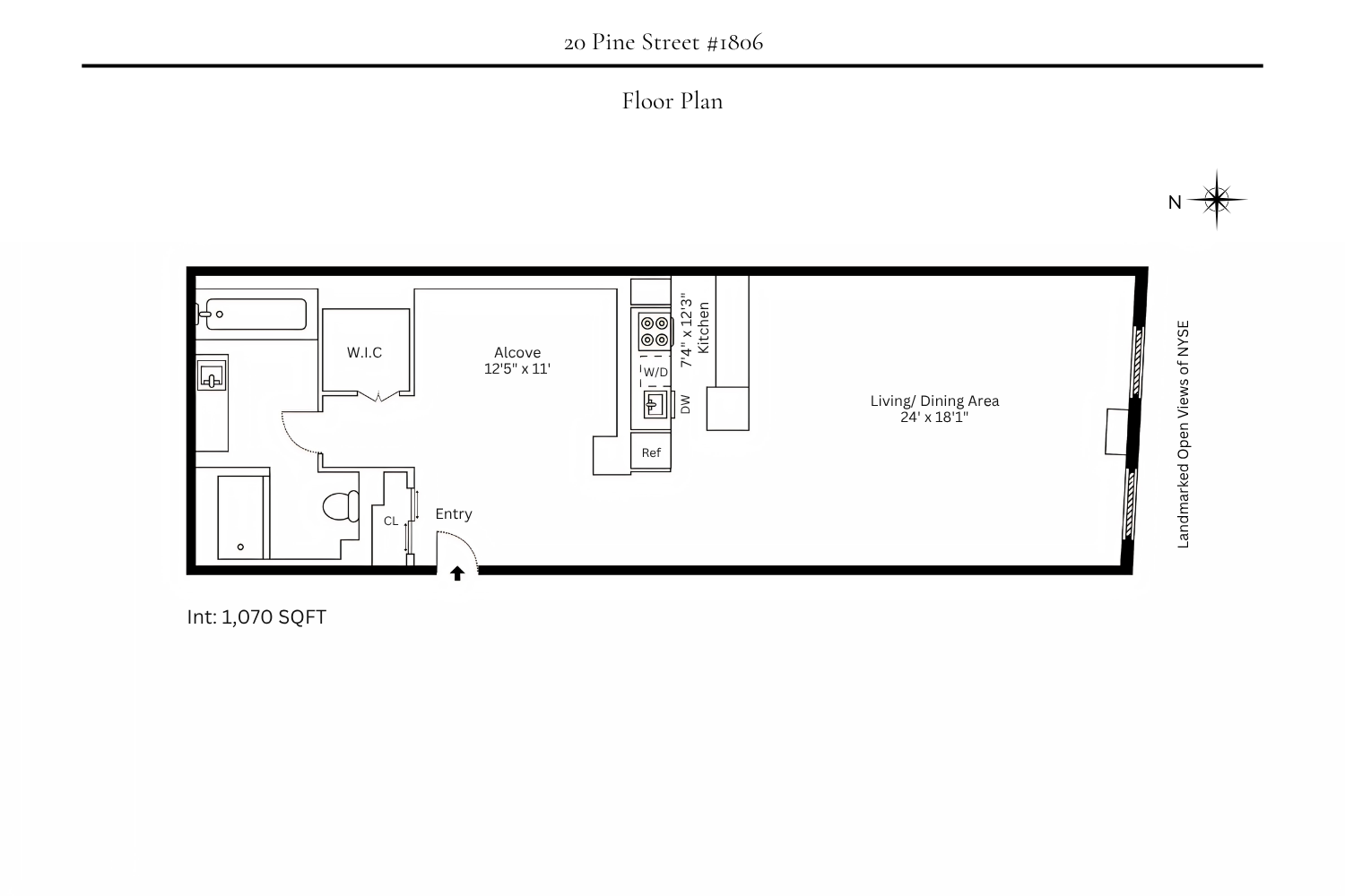 20 Pine Street 1806 Financial District New York NY 10005