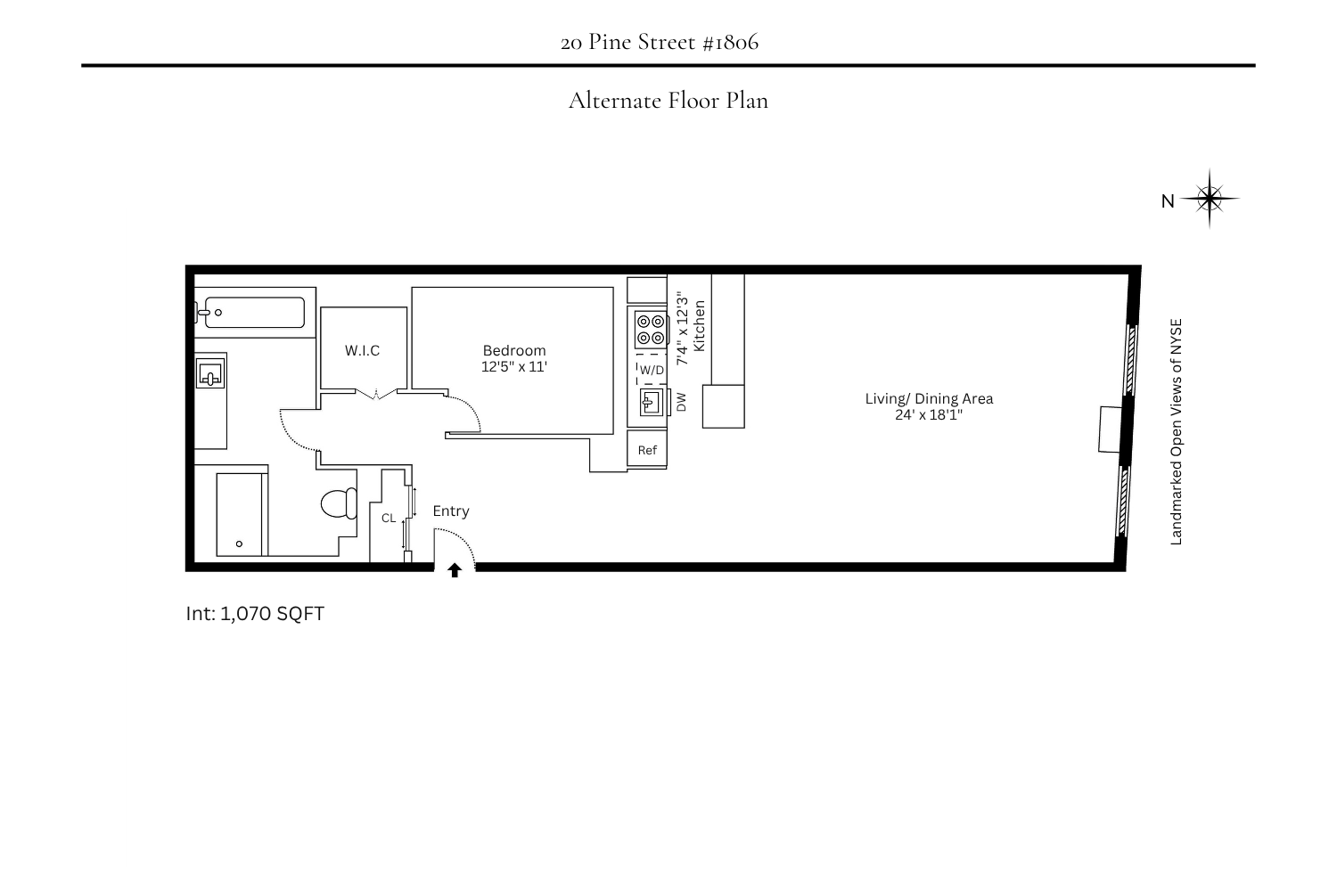20 Pine Street 1806 Financial District New York NY 10005