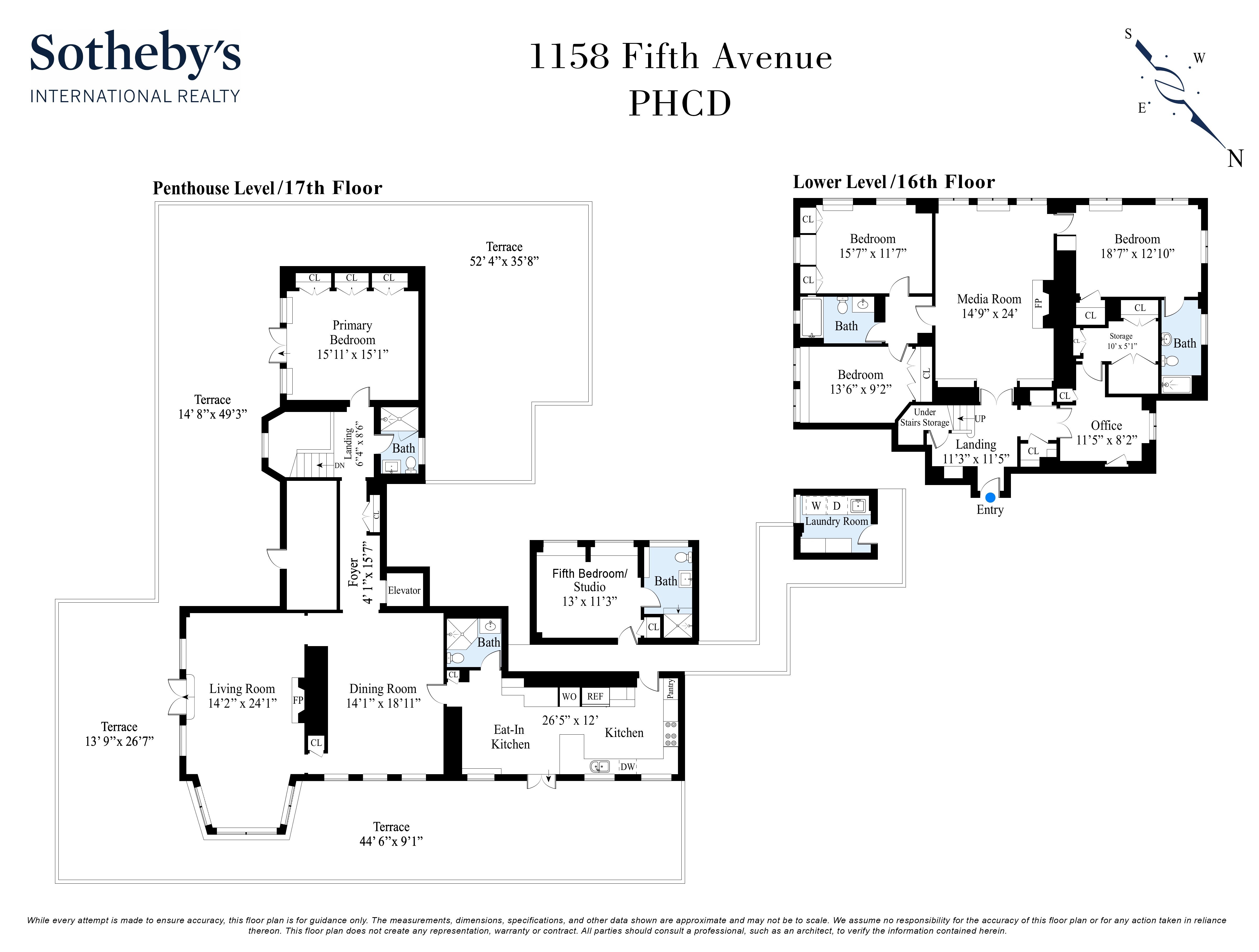 1158 Fifth Avenue PHCD Upper East Side New York NY 10029