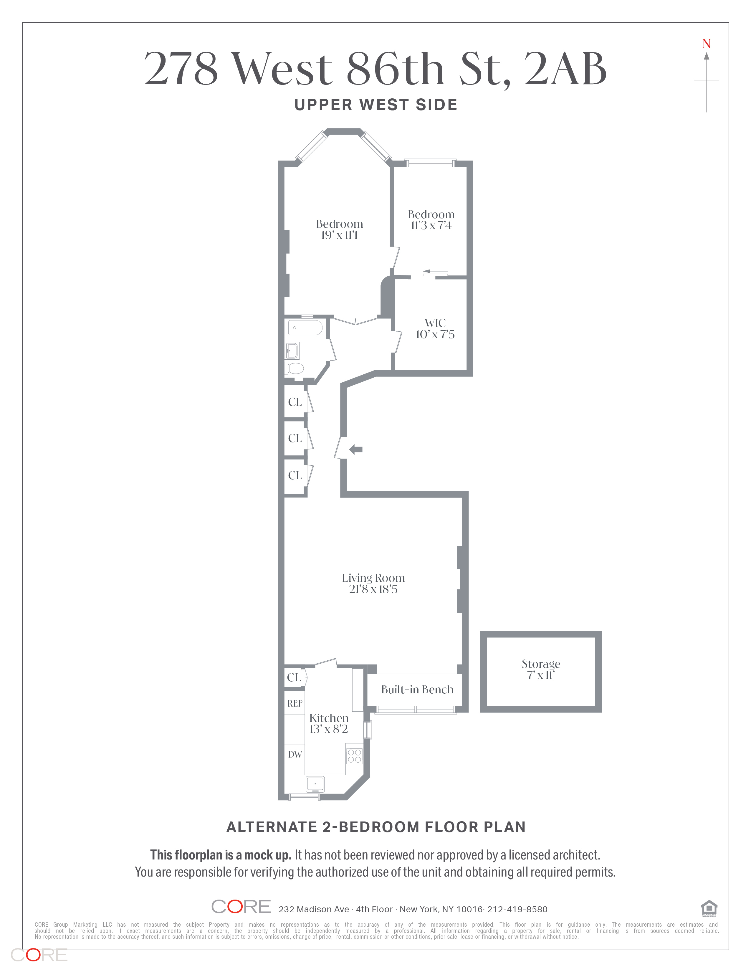 278 West 86th Street Upper West Side New York NY 10024