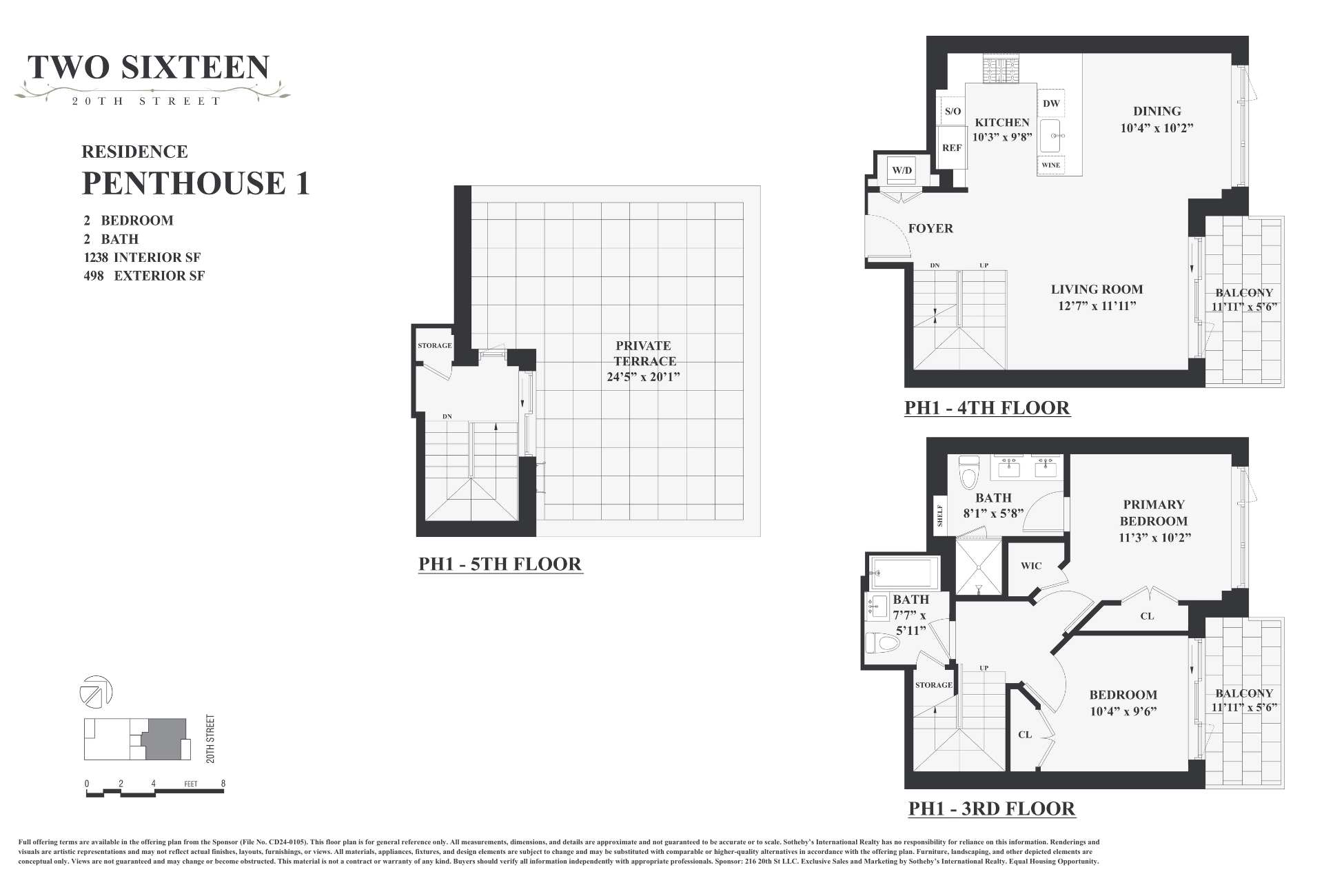 216 20th Street PH1 Greenwood Heights Brooklyn NY 11232