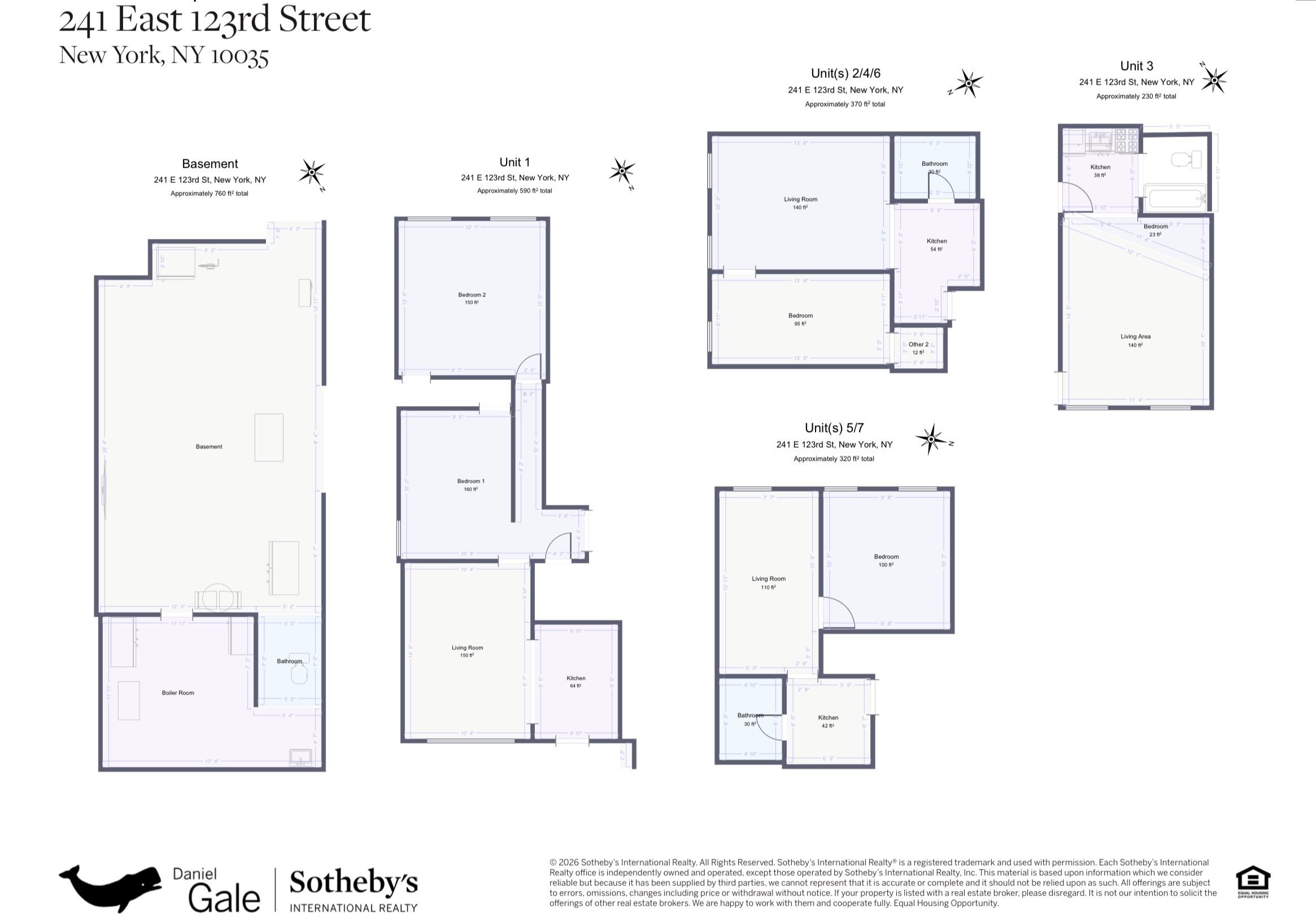 241 East 123rd Street 1-7 East Harlem New York NY 10035