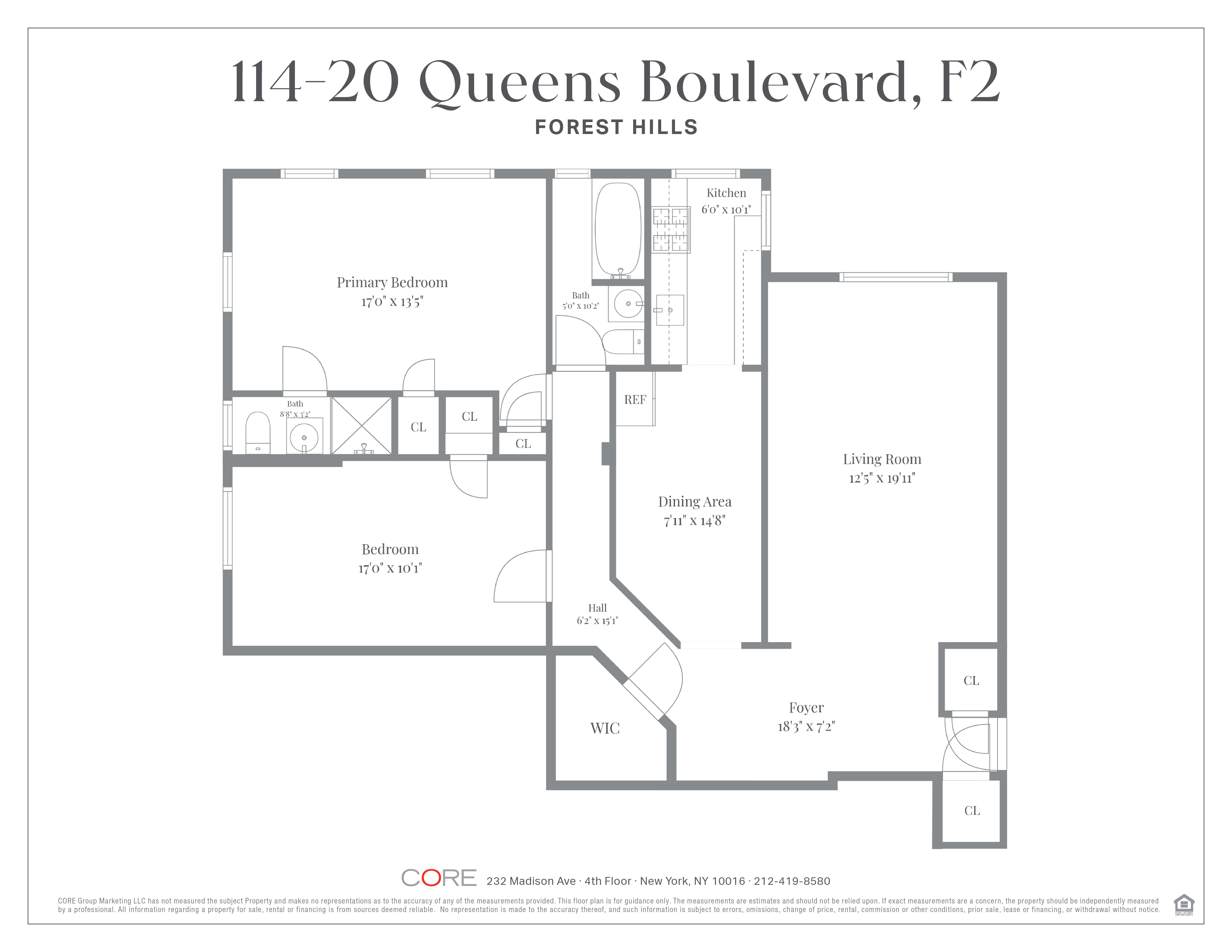 114-20 Queens Boulevard F2 Kew Gardens Queens NY 11415