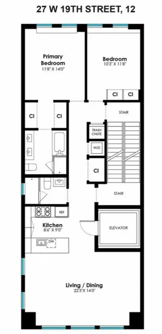 27 West 19th Street 12th-Floor Flatiron District New York NY 10011