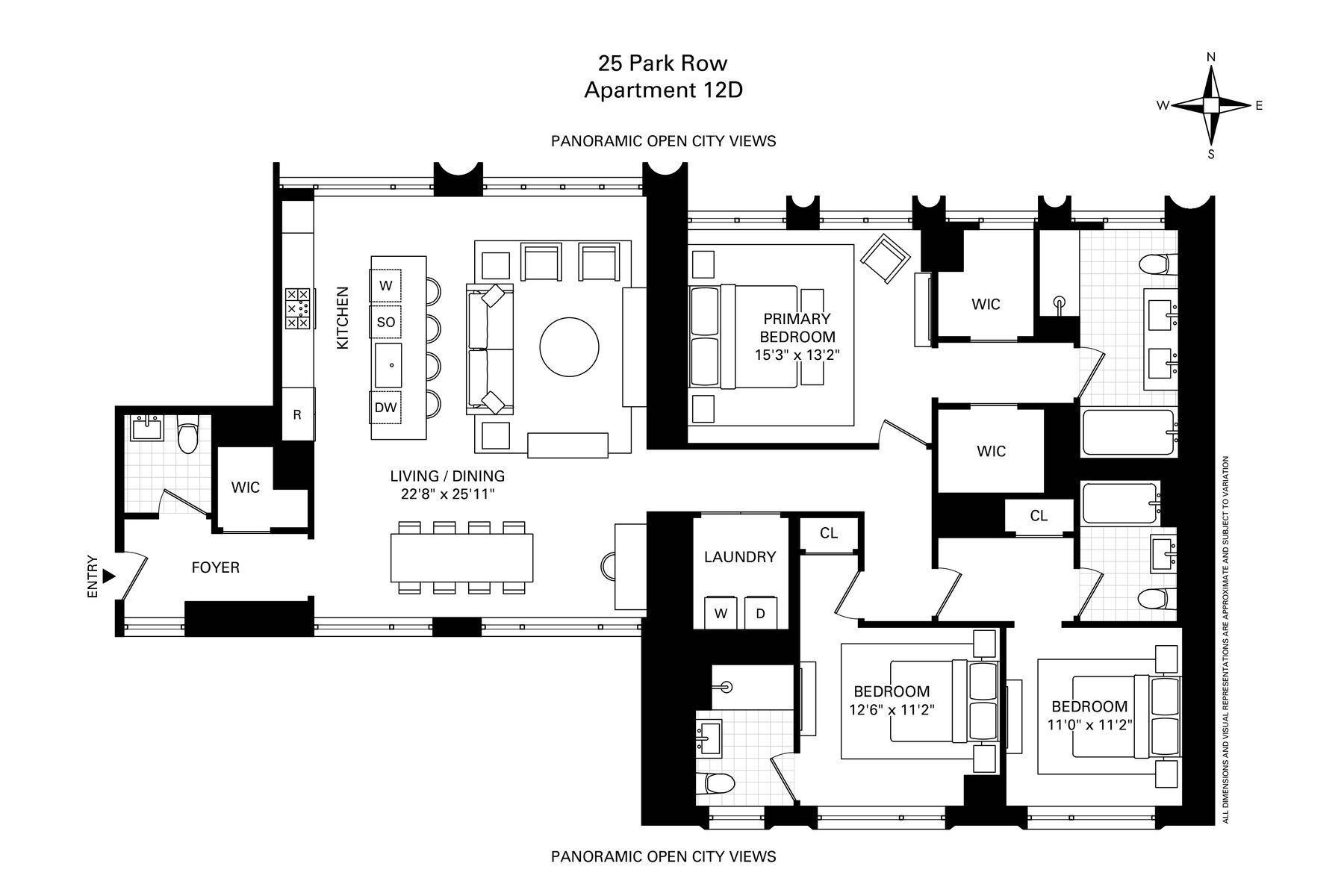 25 Park Row 12D Seaport District New York NY 10038