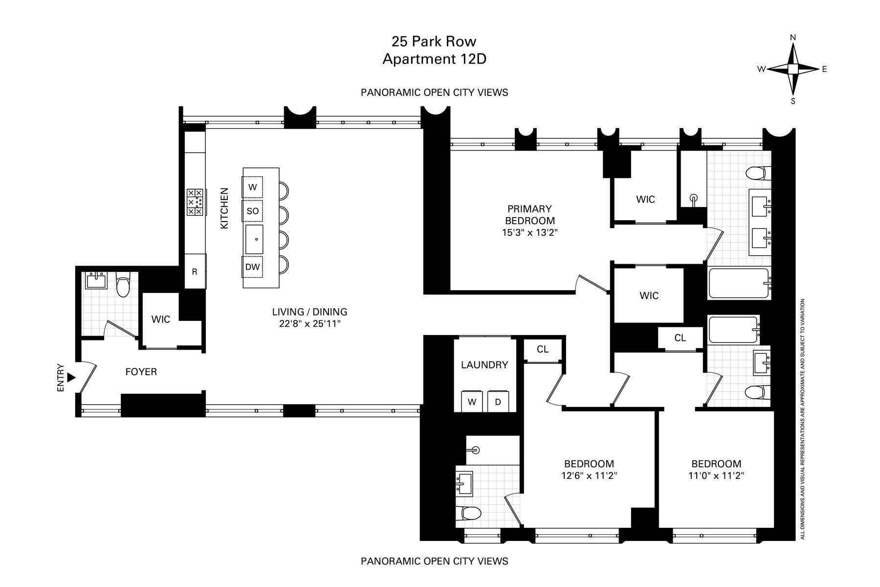 25 Park Row 12D Seaport District New York NY 10038