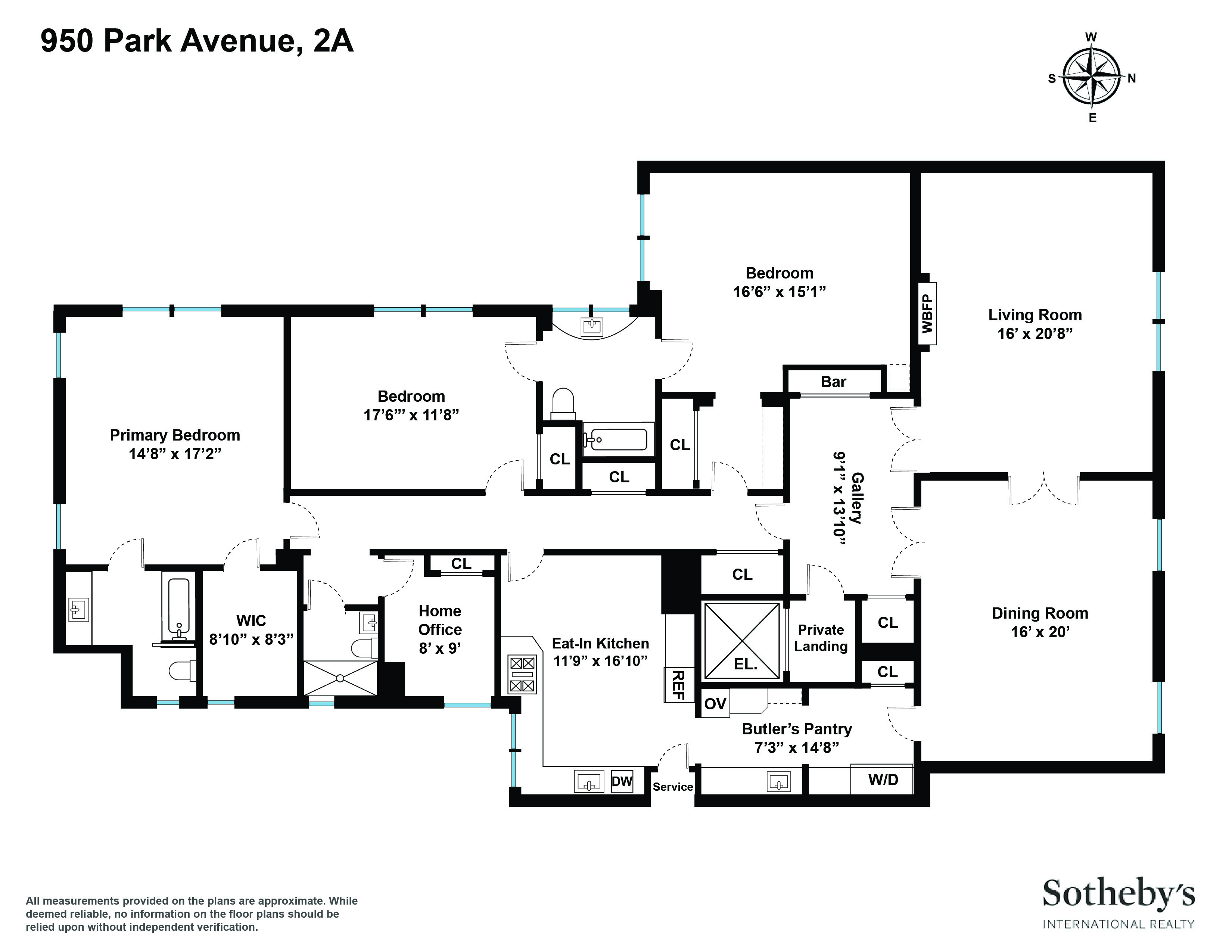 950 Park Avenue 2A Upper East Side New York NY 10028