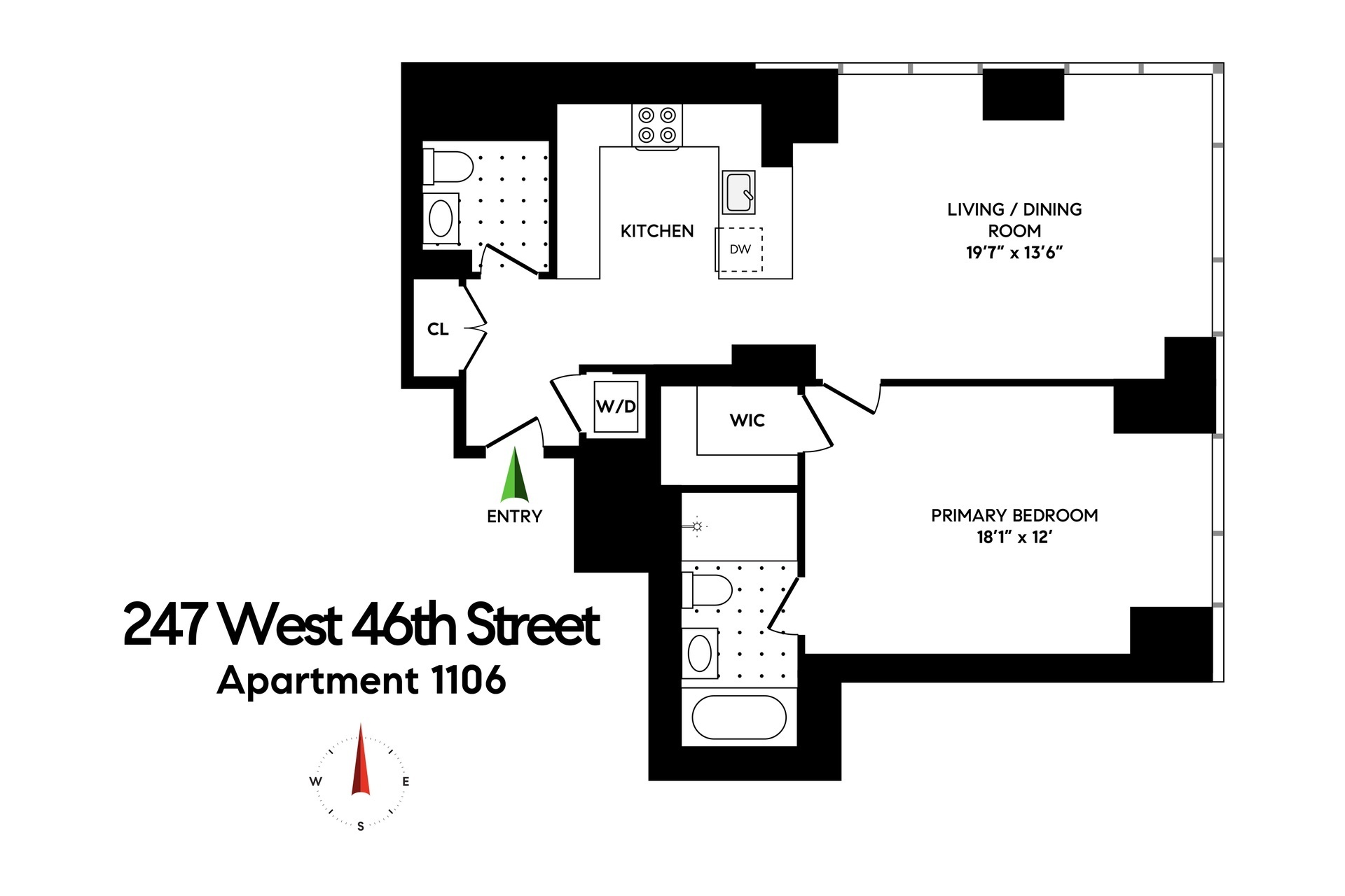 247 West 46th Street 1106 Midtown West New York NY 10036