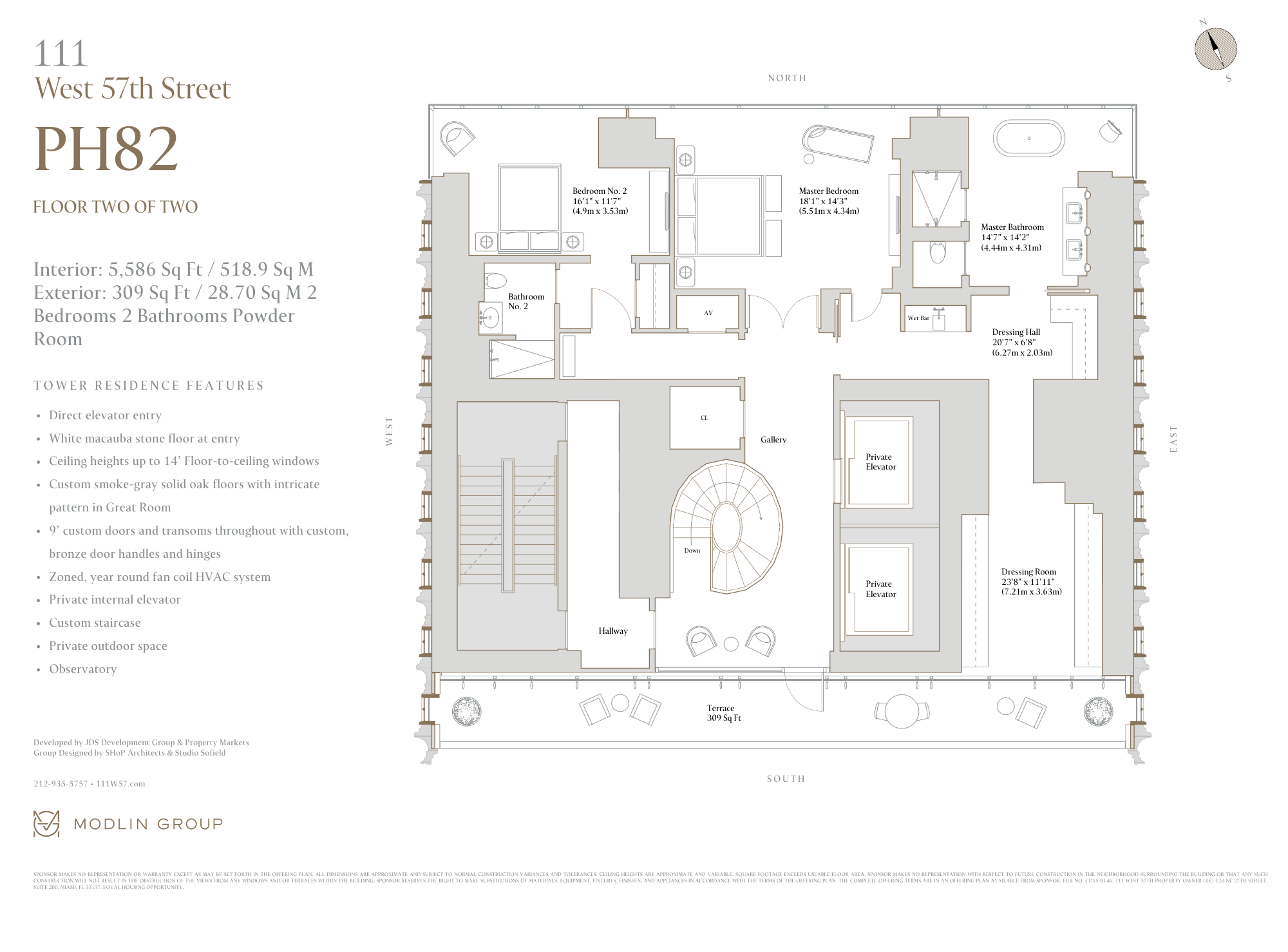 111 West 57th Street PH82 Midtown West New York NY 10019