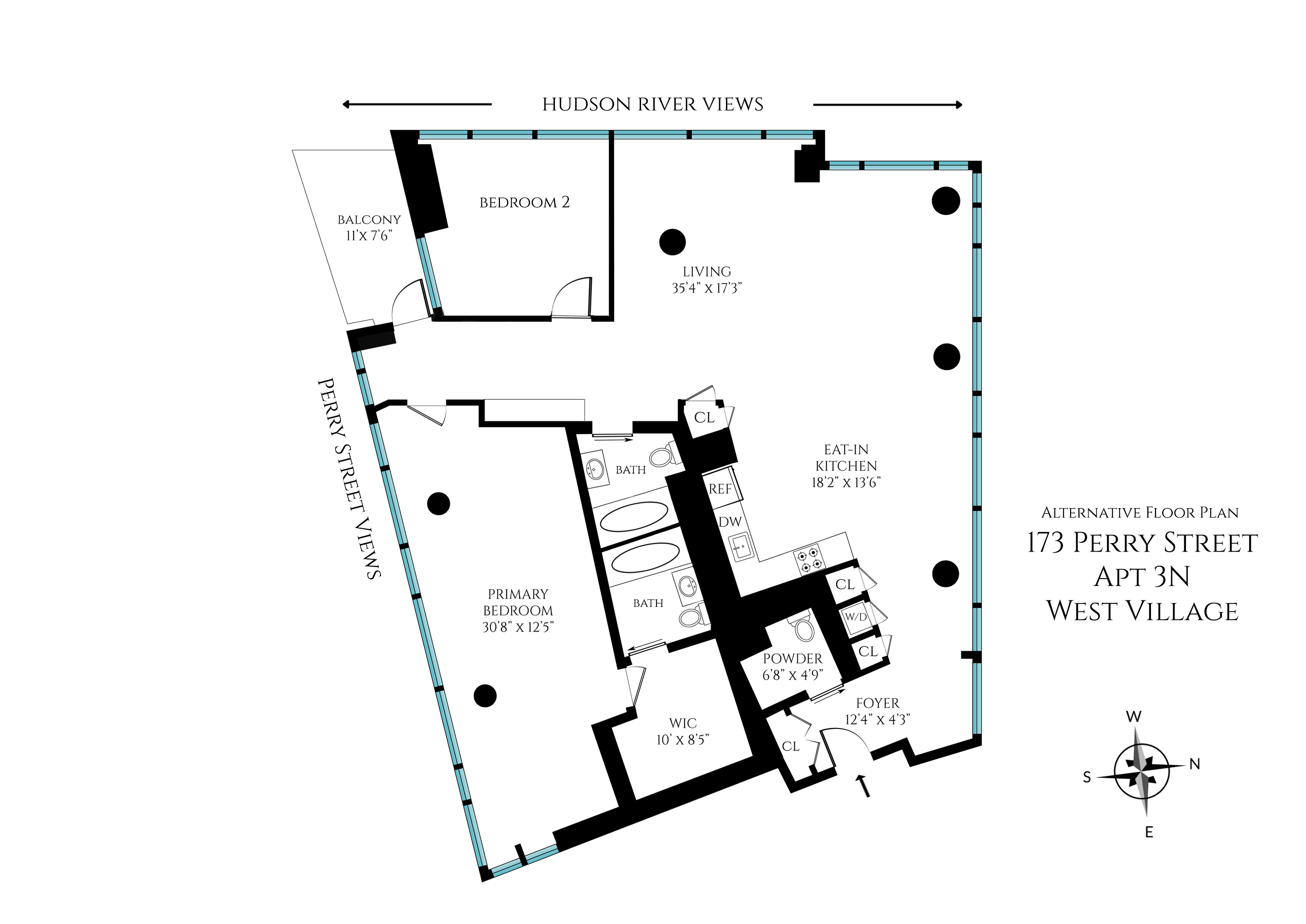 173 Perry Street 3N W. Greenwich Village New York NY 10014