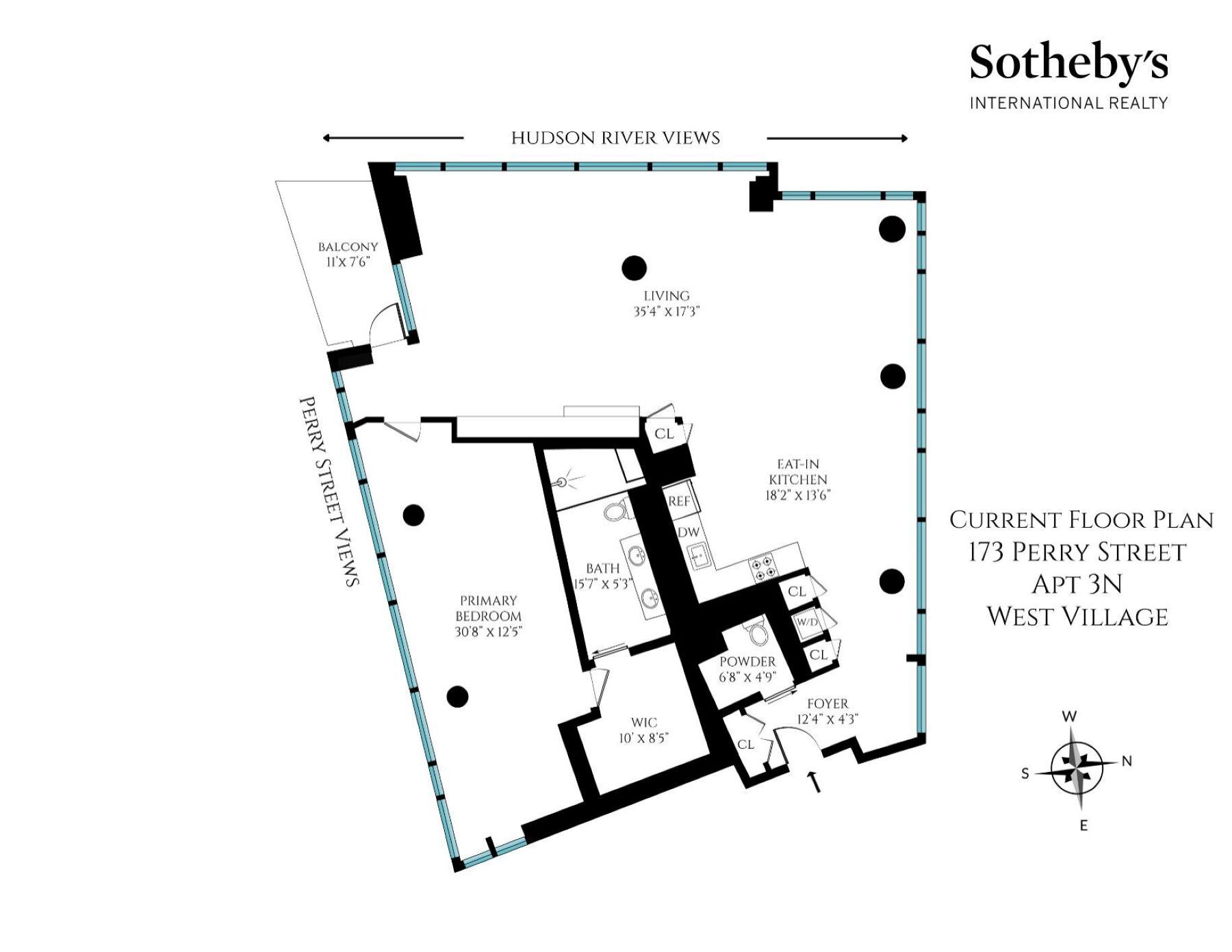 173 Perry Street 3N W. Greenwich Village New York NY 10014