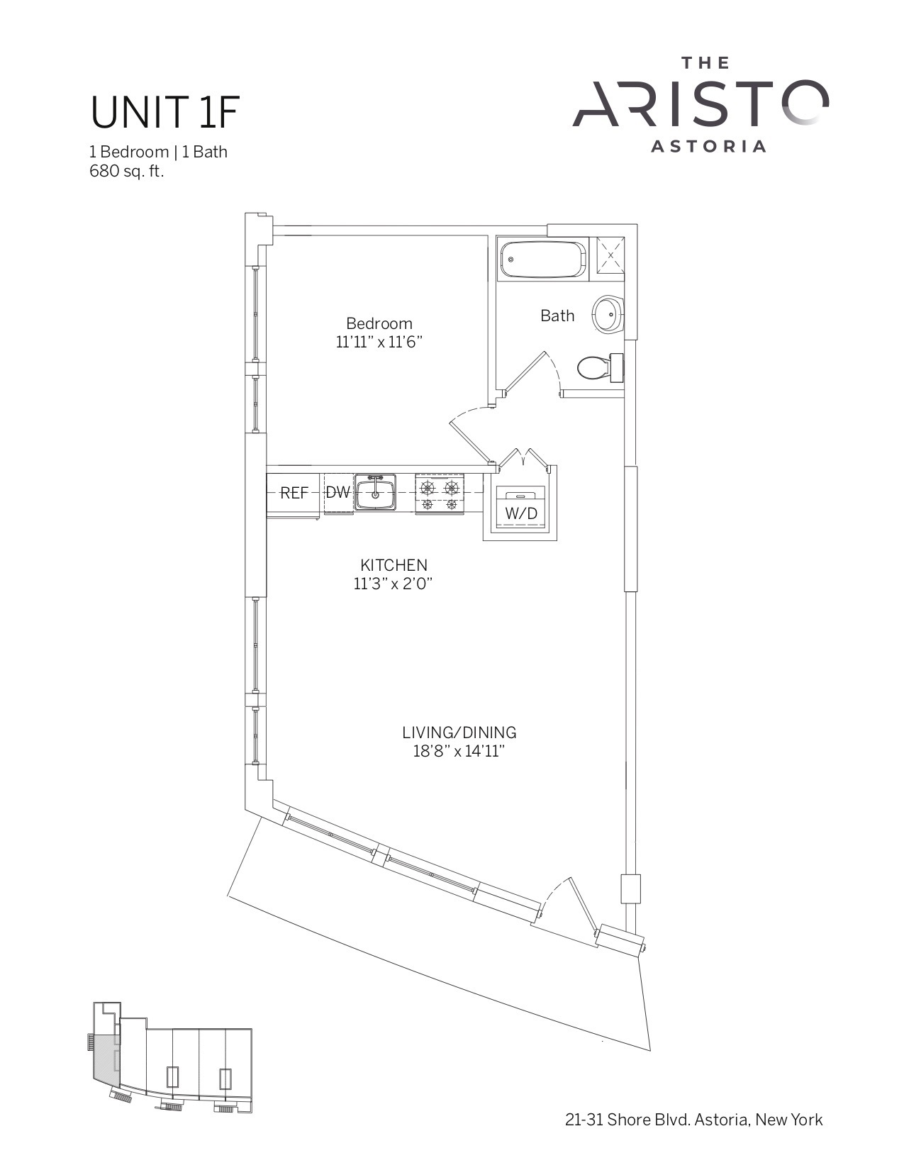 21-31 Shore Boulevard 1F Astoria Queens NY 11105