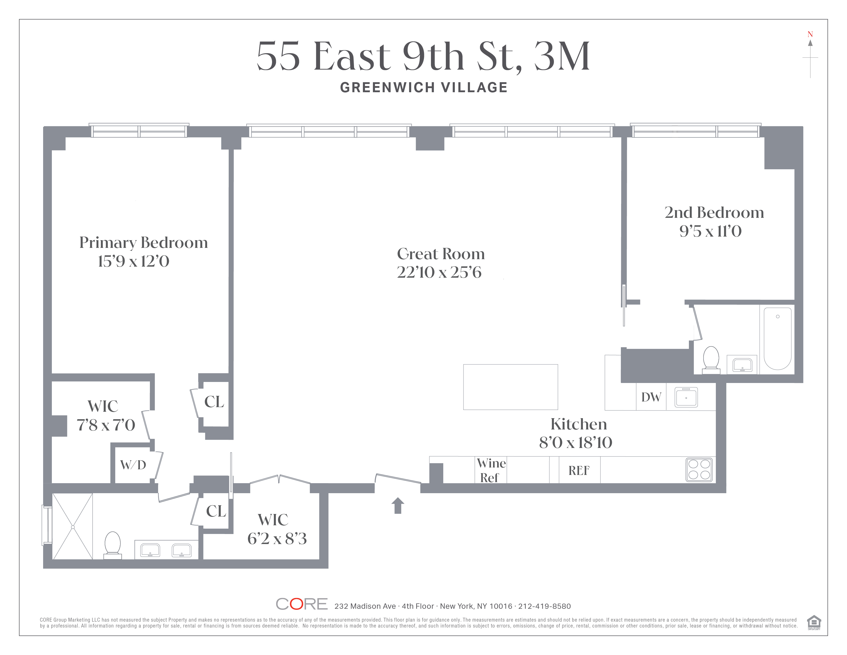 55 East 9th Street 3M Greenwich Village New York NY 10003
