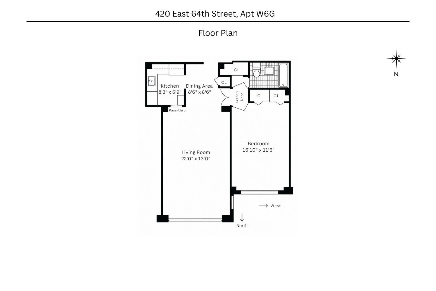 420 East 64th Street W6G Upper East Side New York NY 10065