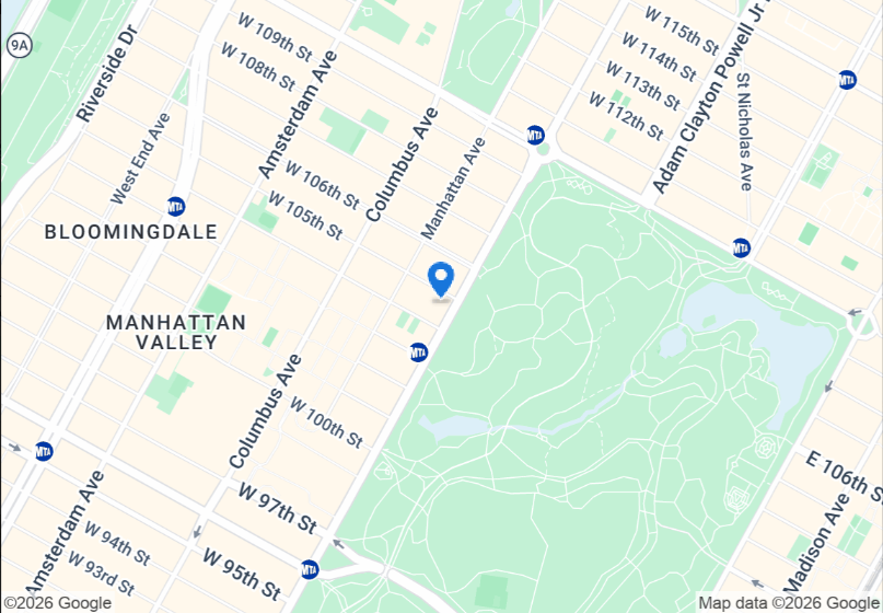 446 Central Park West Central Park West New York NY 10025