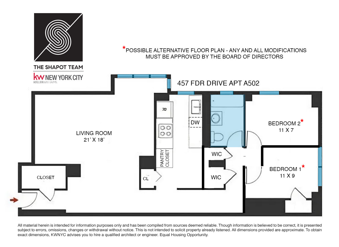457 FDR Drive A502 Lower East Side New York NY 10002