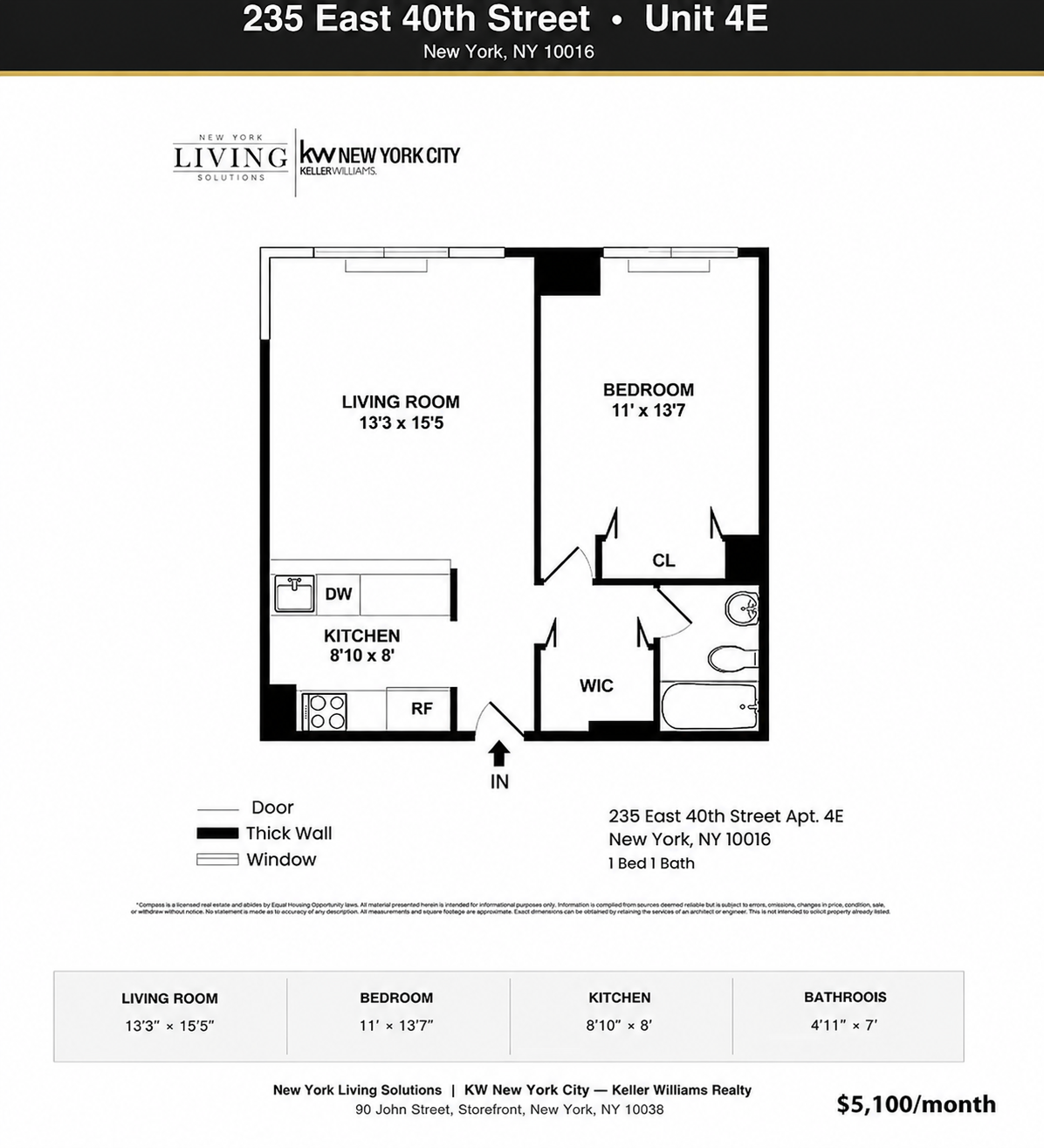 235 East 40th Street 4E Murray Hill New York NY 10016