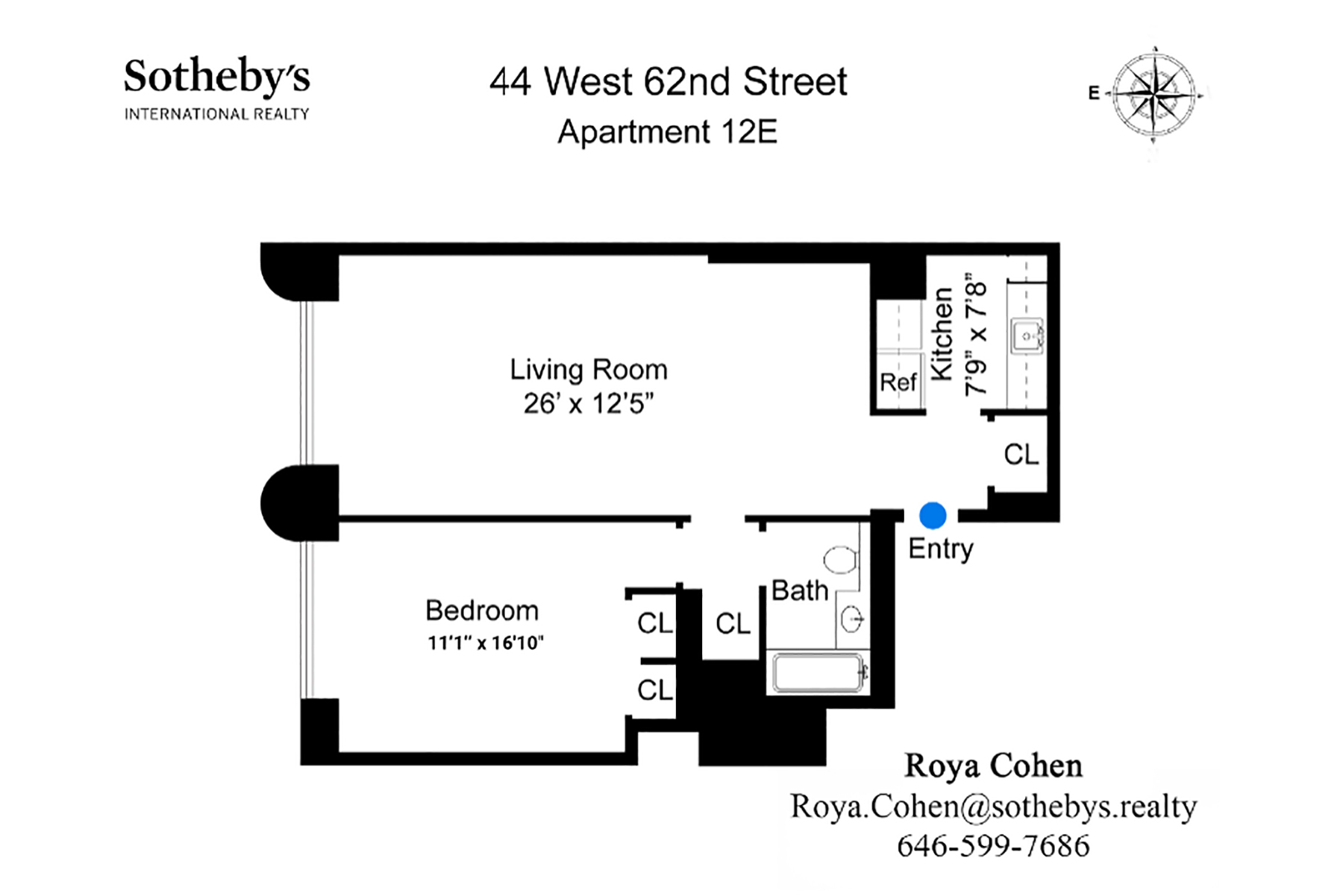 44 West 62nd Street 12E Lincoln Square New York NY 10023