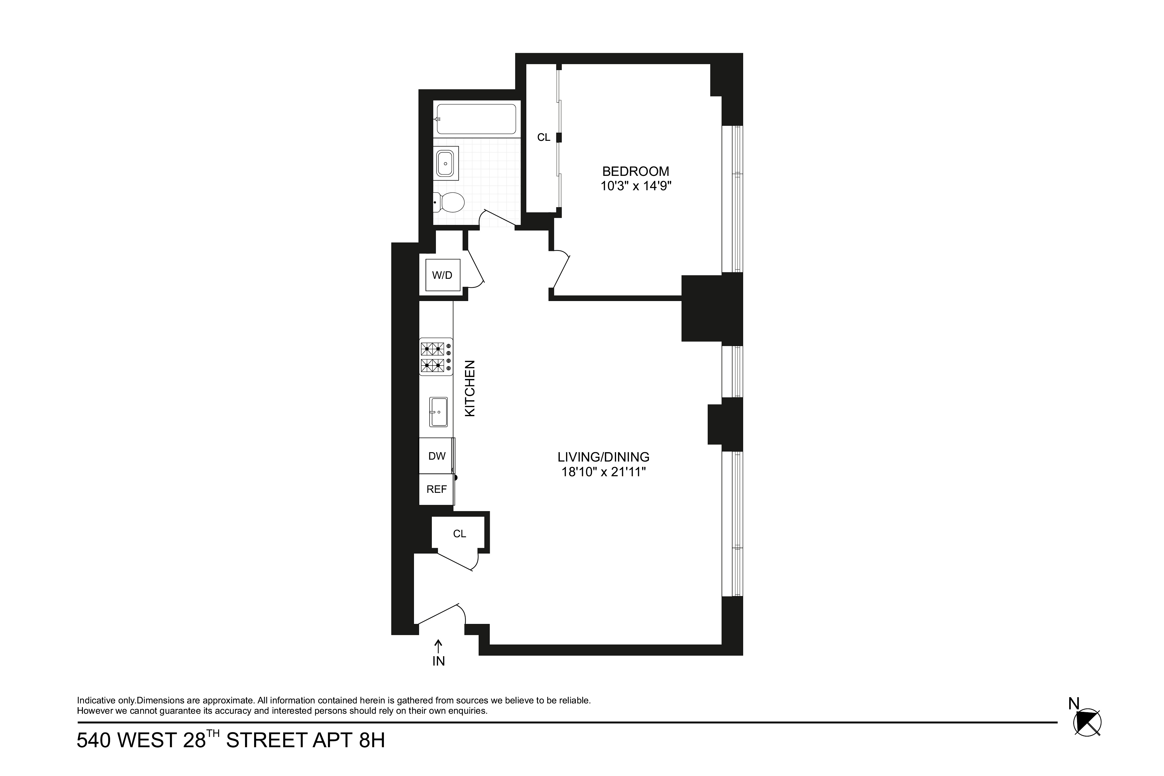540 West 28th Street 8H Chelsea New York NY 10001