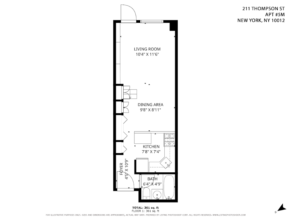 211 Thompson Street Greenwich Village New York NY 10012