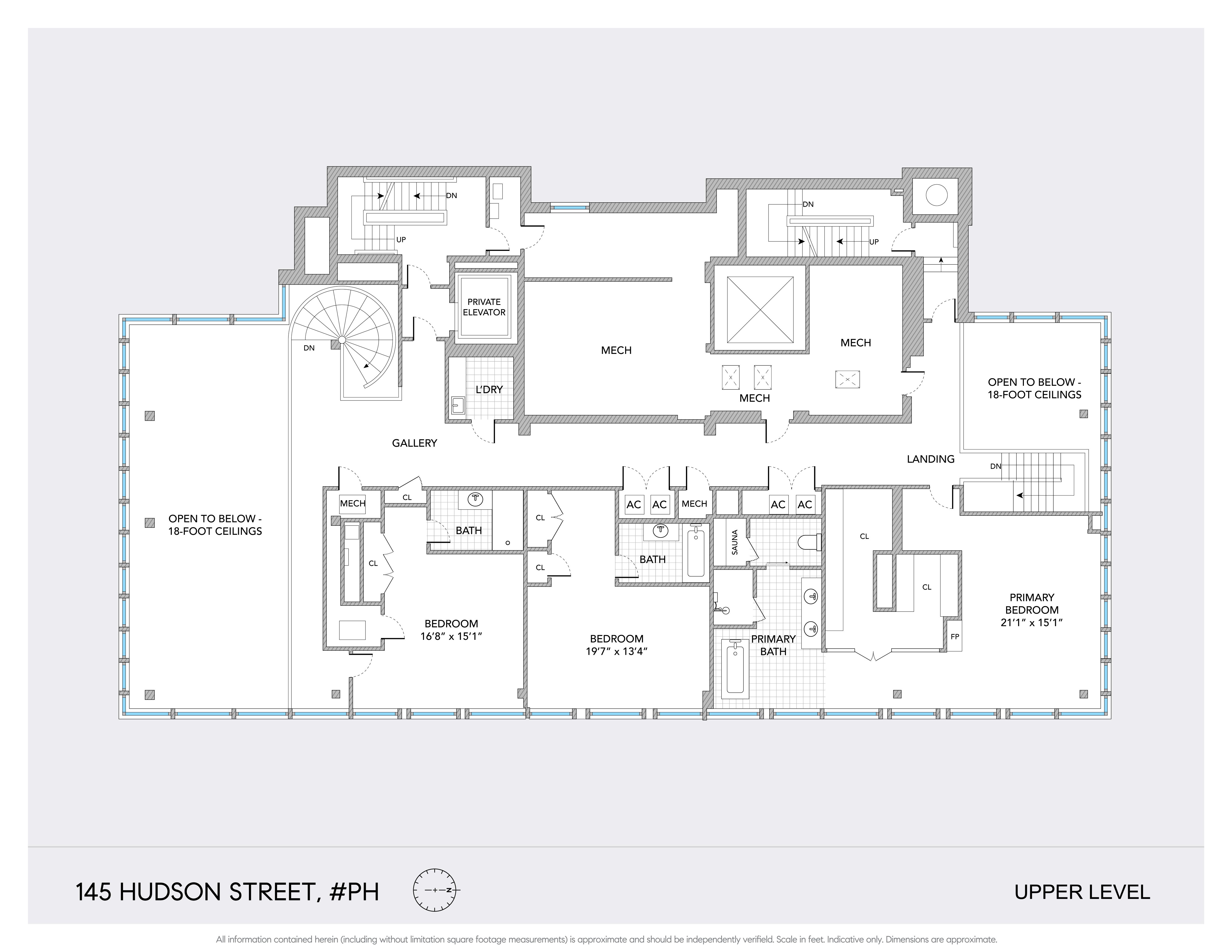 145 Hudson Street Penthouse Tribeca New York NY 10013