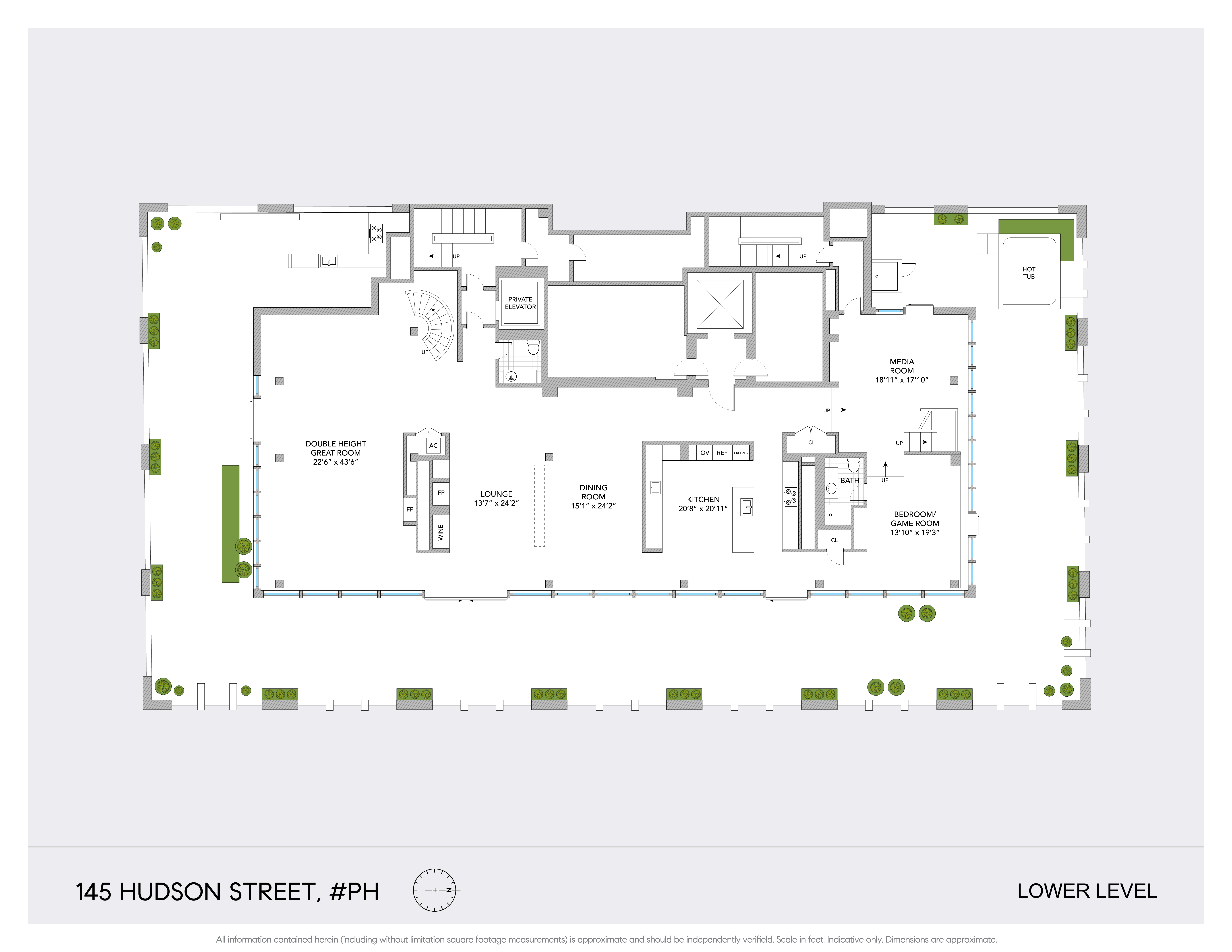 145 Hudson Street Penthouse Tribeca New York NY 10013