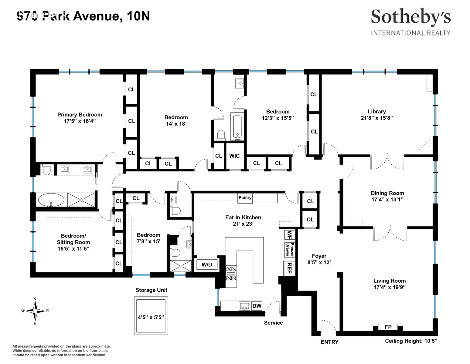 970 Park Avenue 10N Upper East Side New York NY 10028