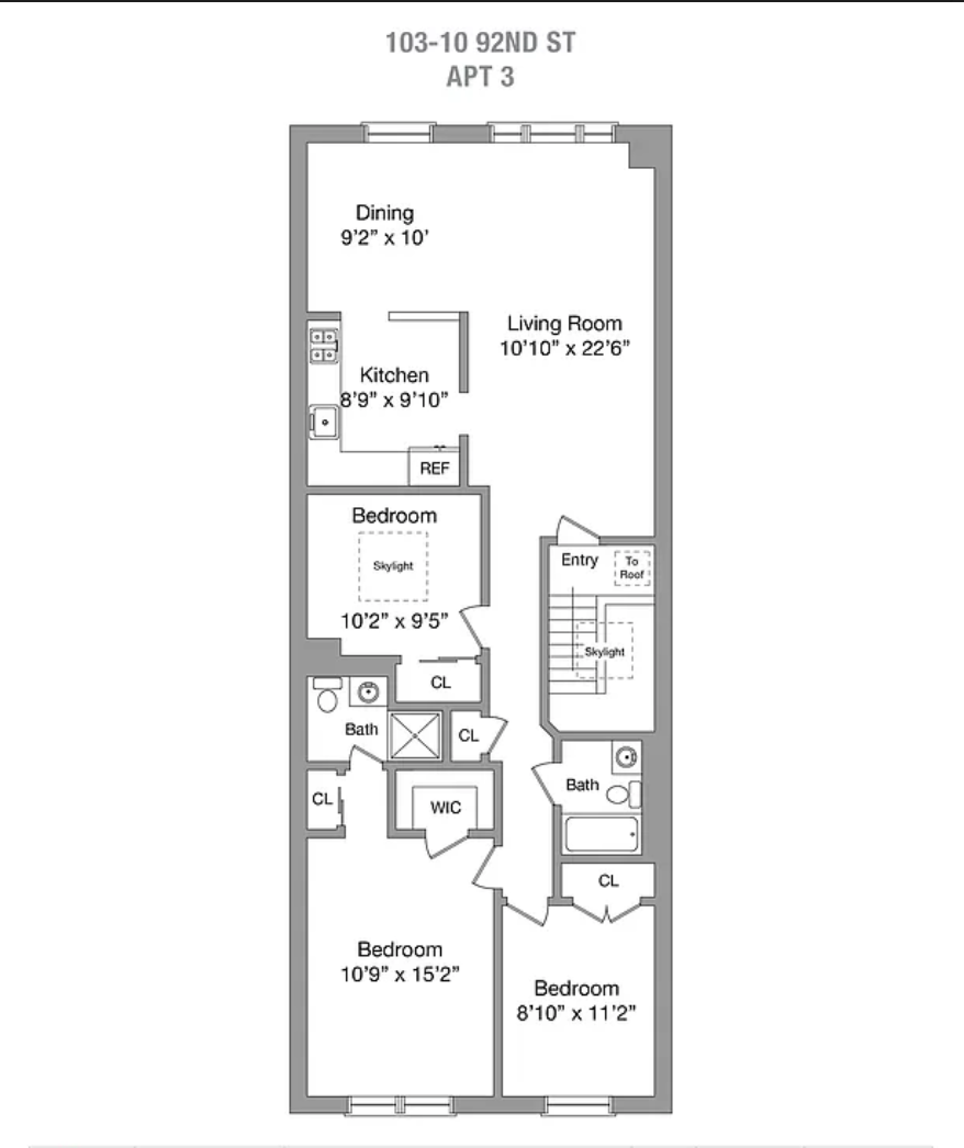 103-10 92nd Street #3 Jackson Heights Queens NY 11417