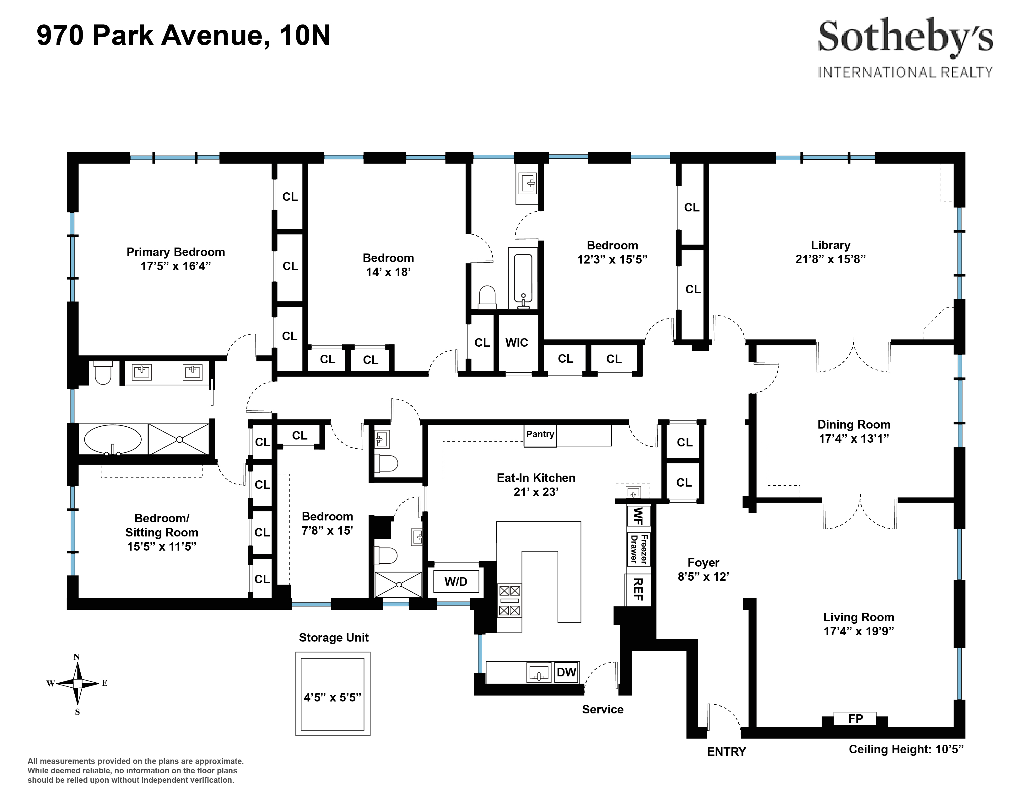 970 Park Avenue 10N Upper East Side New York NY 10028