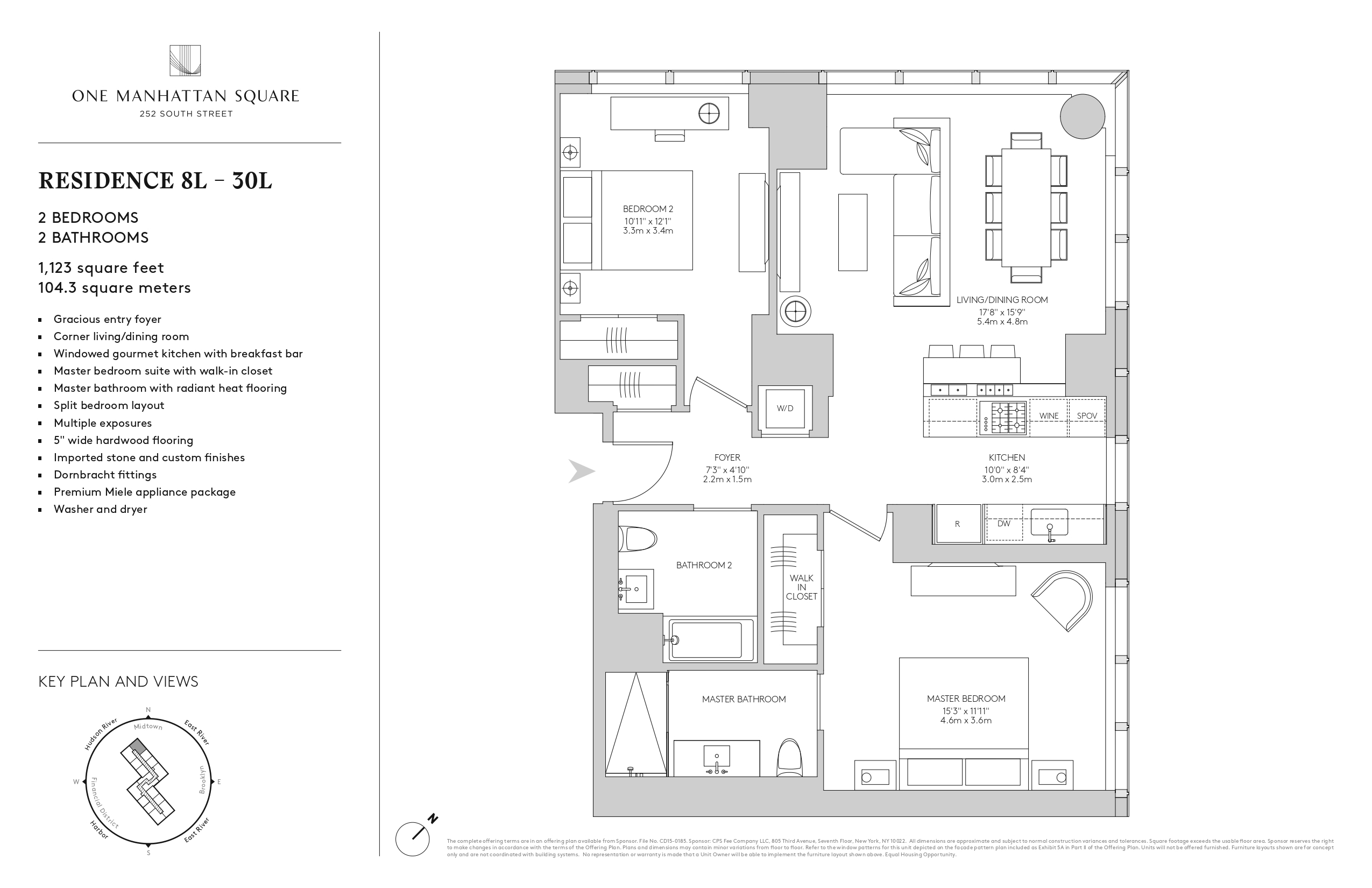 252 South Street 15L Lower East Side New York NY 10002