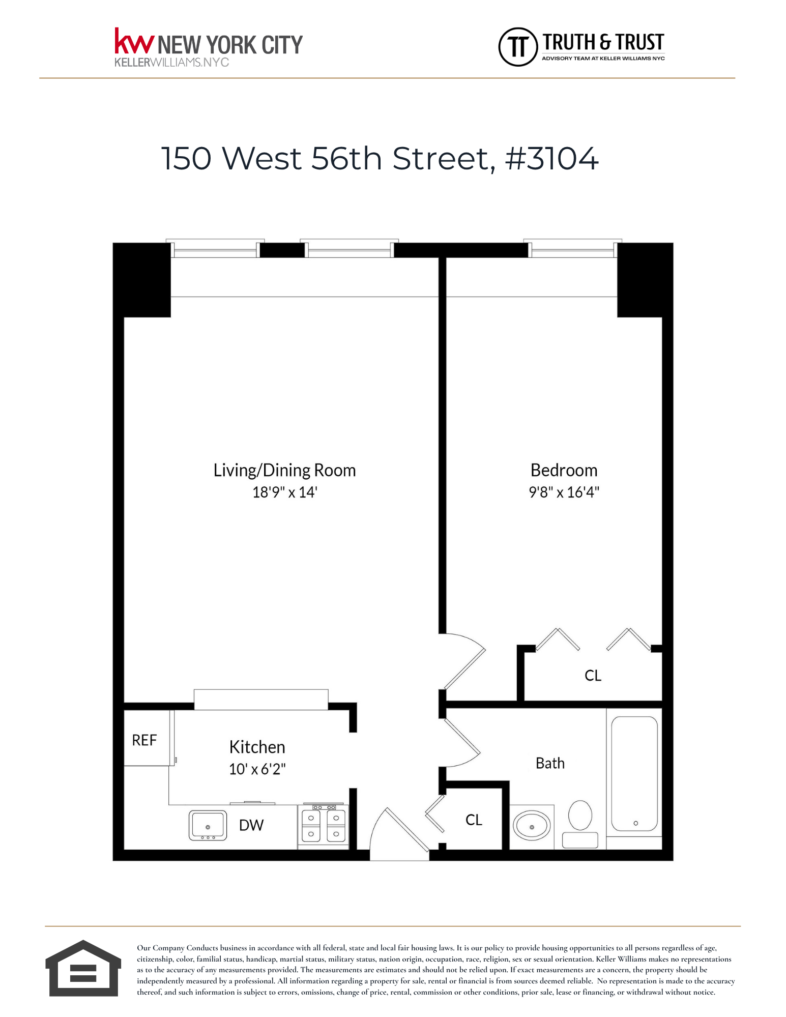150 West 56th Street 3104 Midtown West New York NY 10019