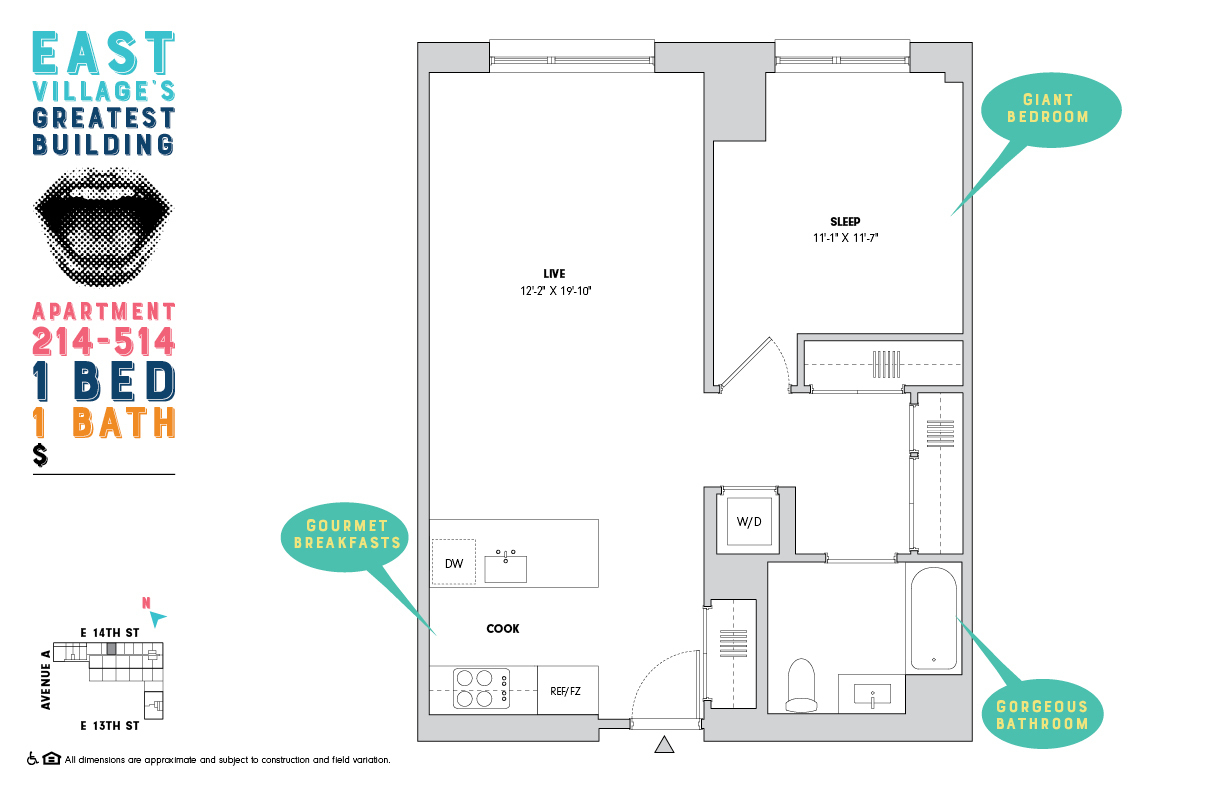 510 East 14th Street 214 E. Greenwich Village New York NY 10009