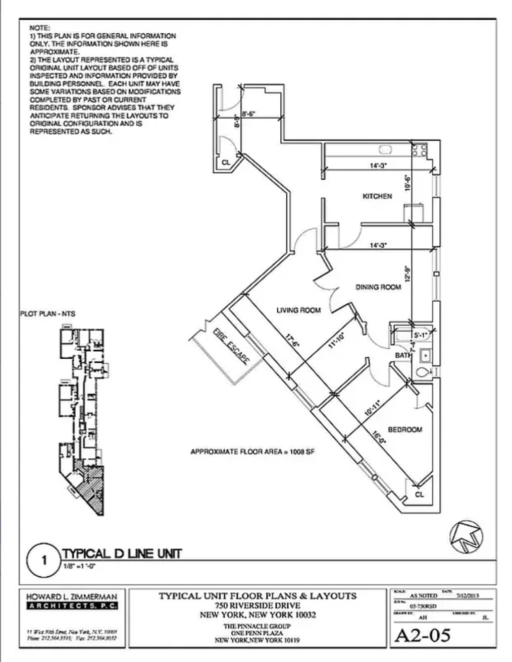 750 Riverside Drive 2D Hamilton Heights New York NY 10031