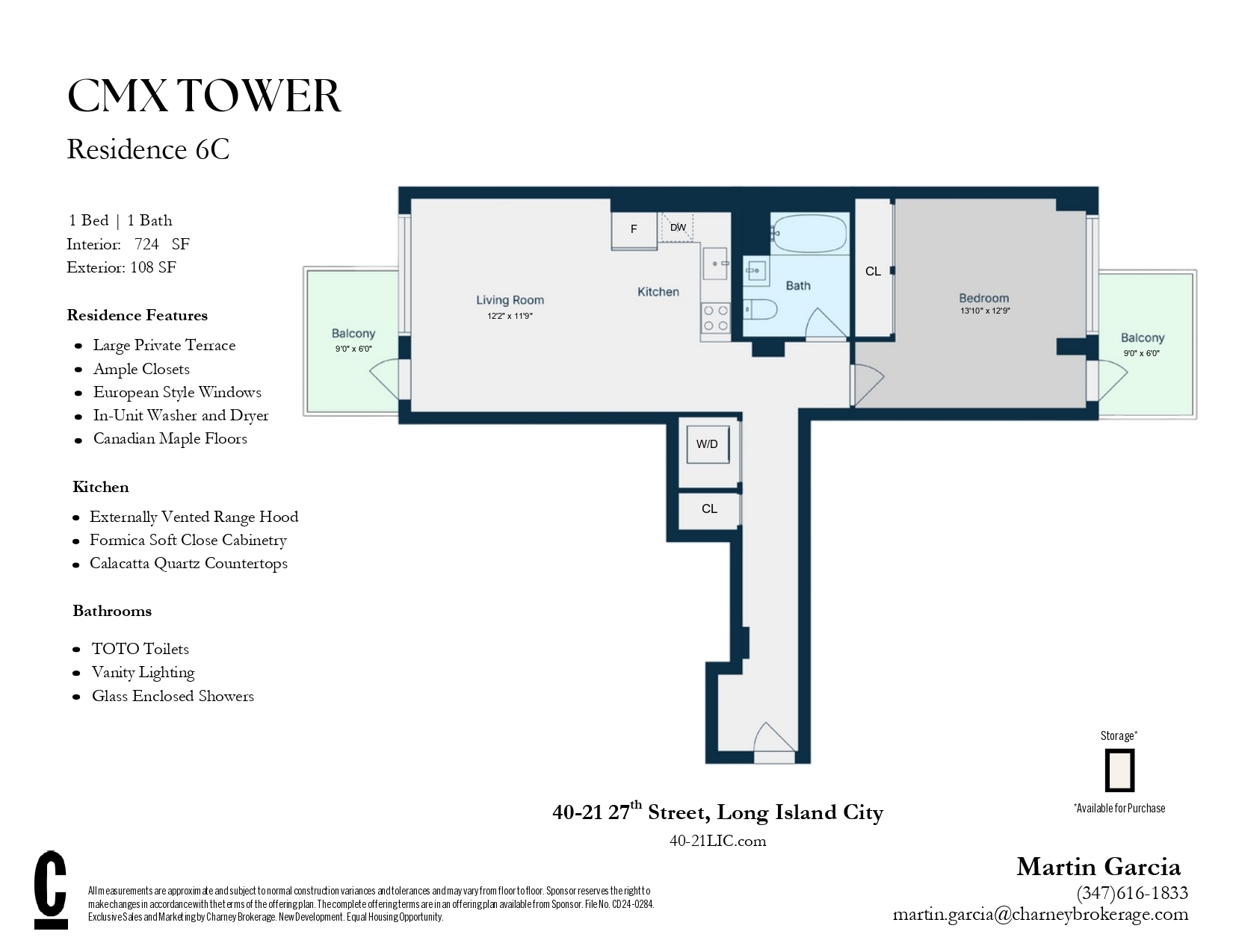 40-21 27th Street 6C Long Island City Queens NY 11101