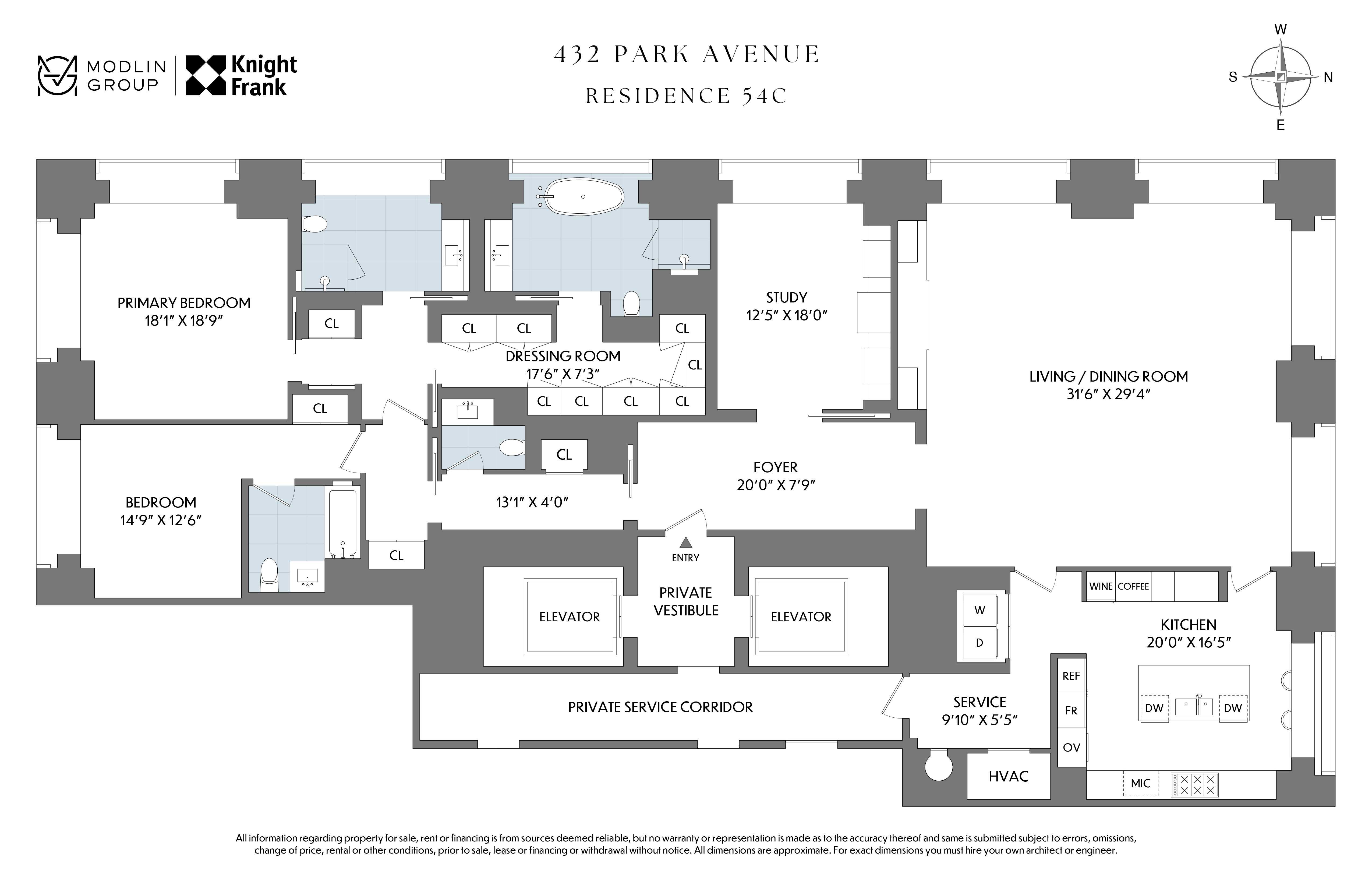432 Park Avenue 54C Midtown East New York NY 10022