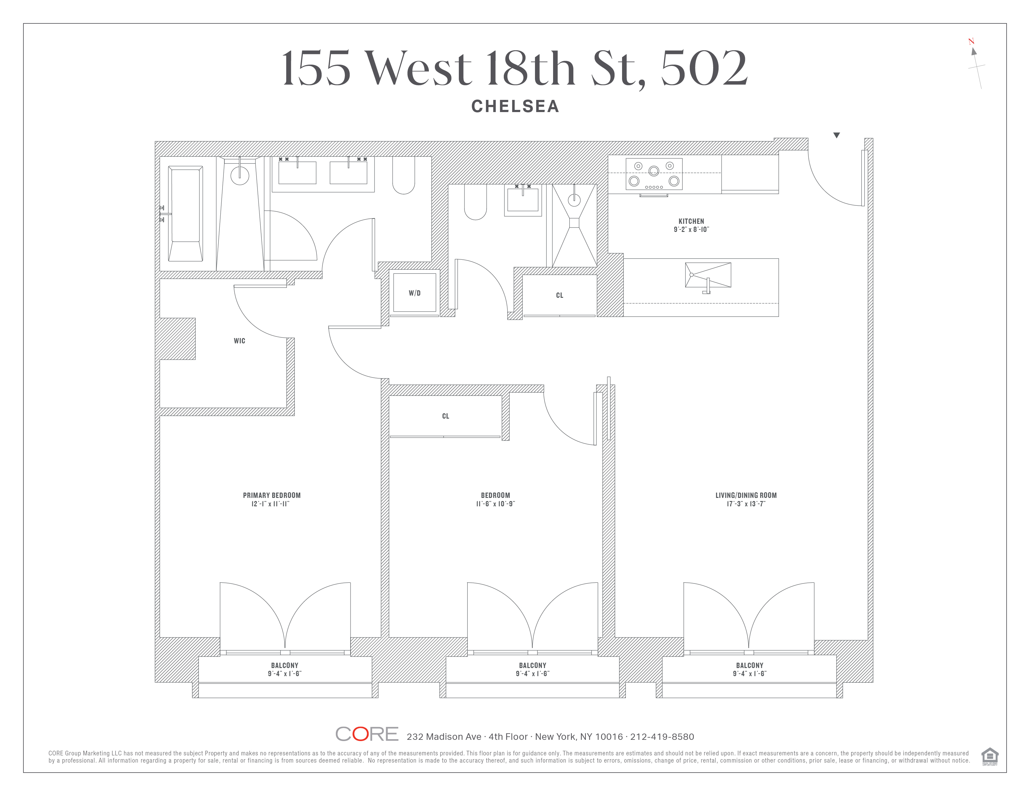 155 West 18th Street 502 Chelsea New York NY 10011