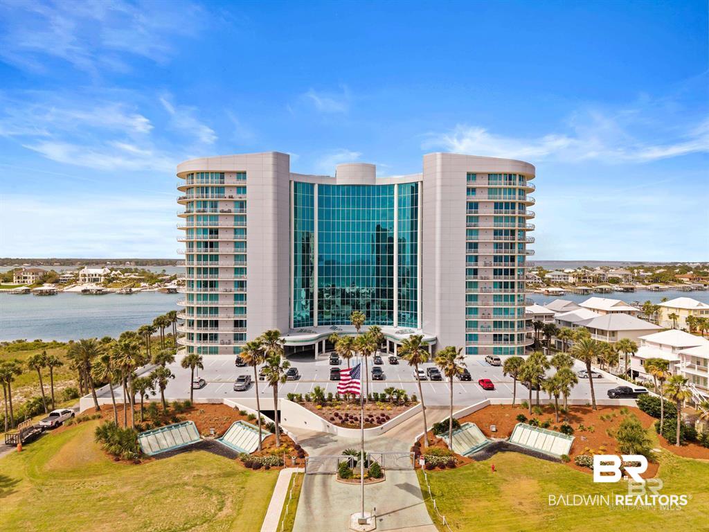 This is a Coming Soon Listing. Welcome to this stunning residential condo located in beautiful Orange Beach. Discover a wealth of building amenities, including a covered entry, fitness room, spa, fishing pier, and multiple community pools—perfect for relaxation and leisure. The unit itself boasts modern comforts with three bedrooms and three bathrooms, alongside high ceilings and a spacious layout. Enjoy breathtaking views of the Gulf and the serene riverfront from your balcony. This gem has everything you need for an exquisite coastal lifestyle. Don't miss your chance to experience luxury living by the water!