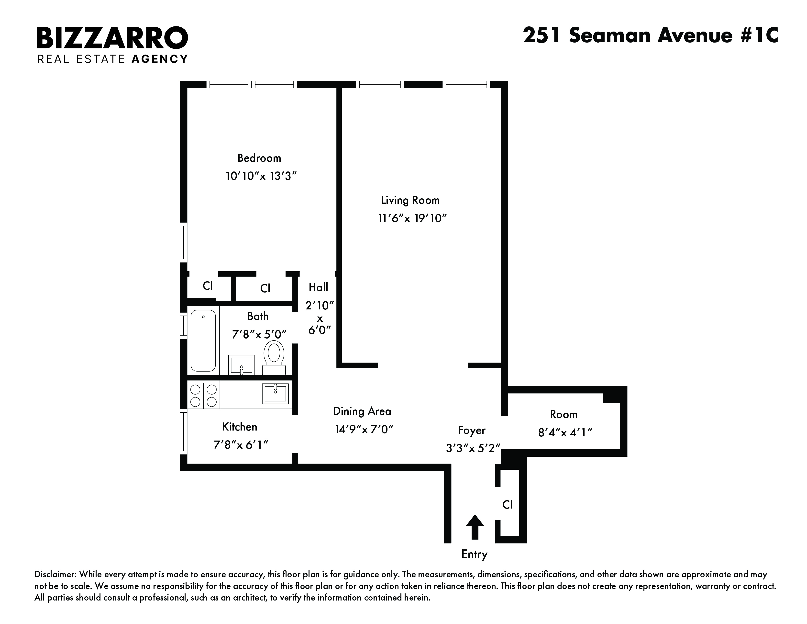 251 Seaman Avenue 1C Inwood New York NY 10034