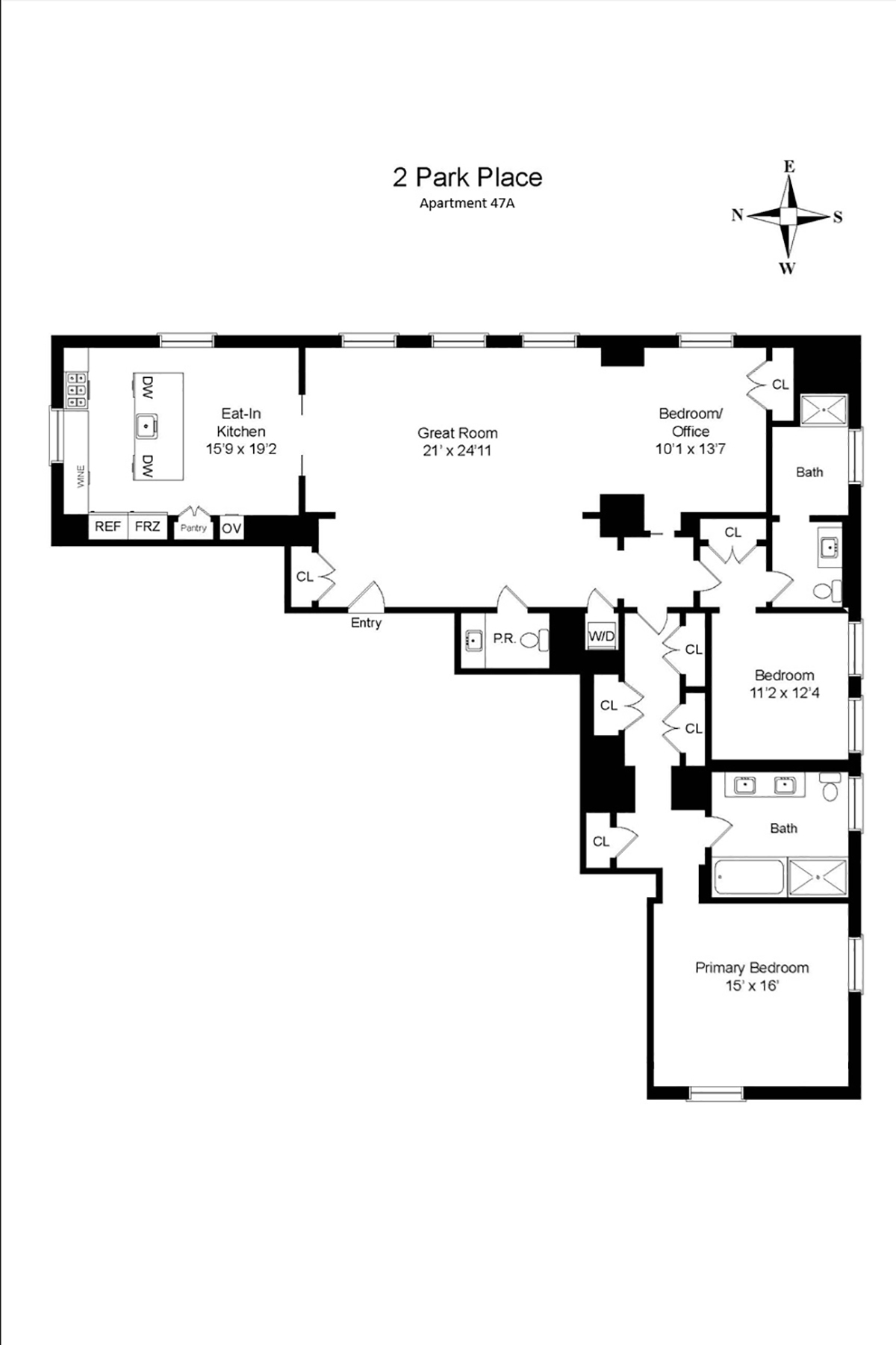 2 Park Place 47A Tribeca New York NY 10007