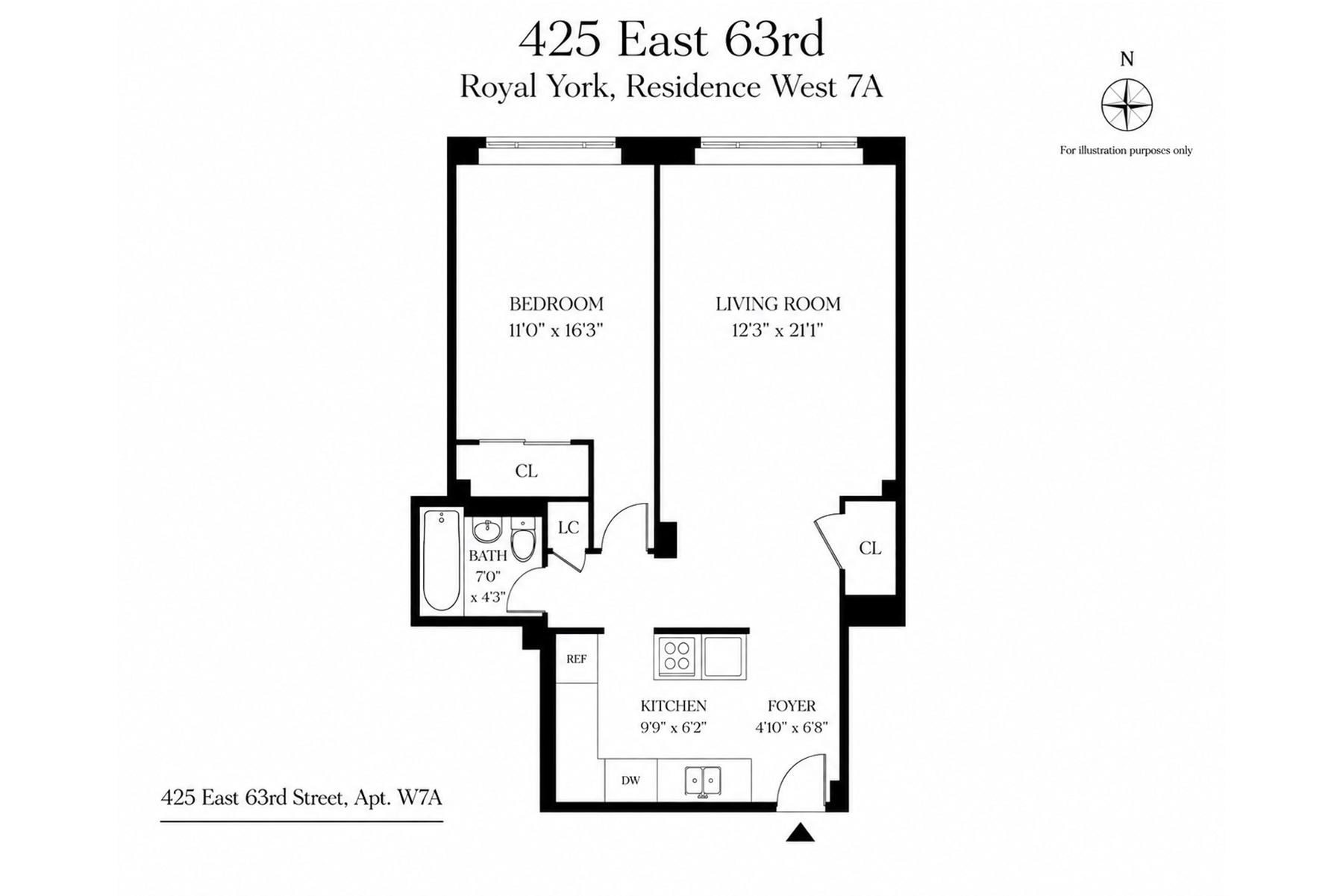 425 East 63rd Street W7A Upper East Side New York NY 10065