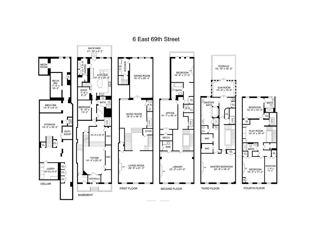 6 East 69th Street Upper East Side New York NY 10021