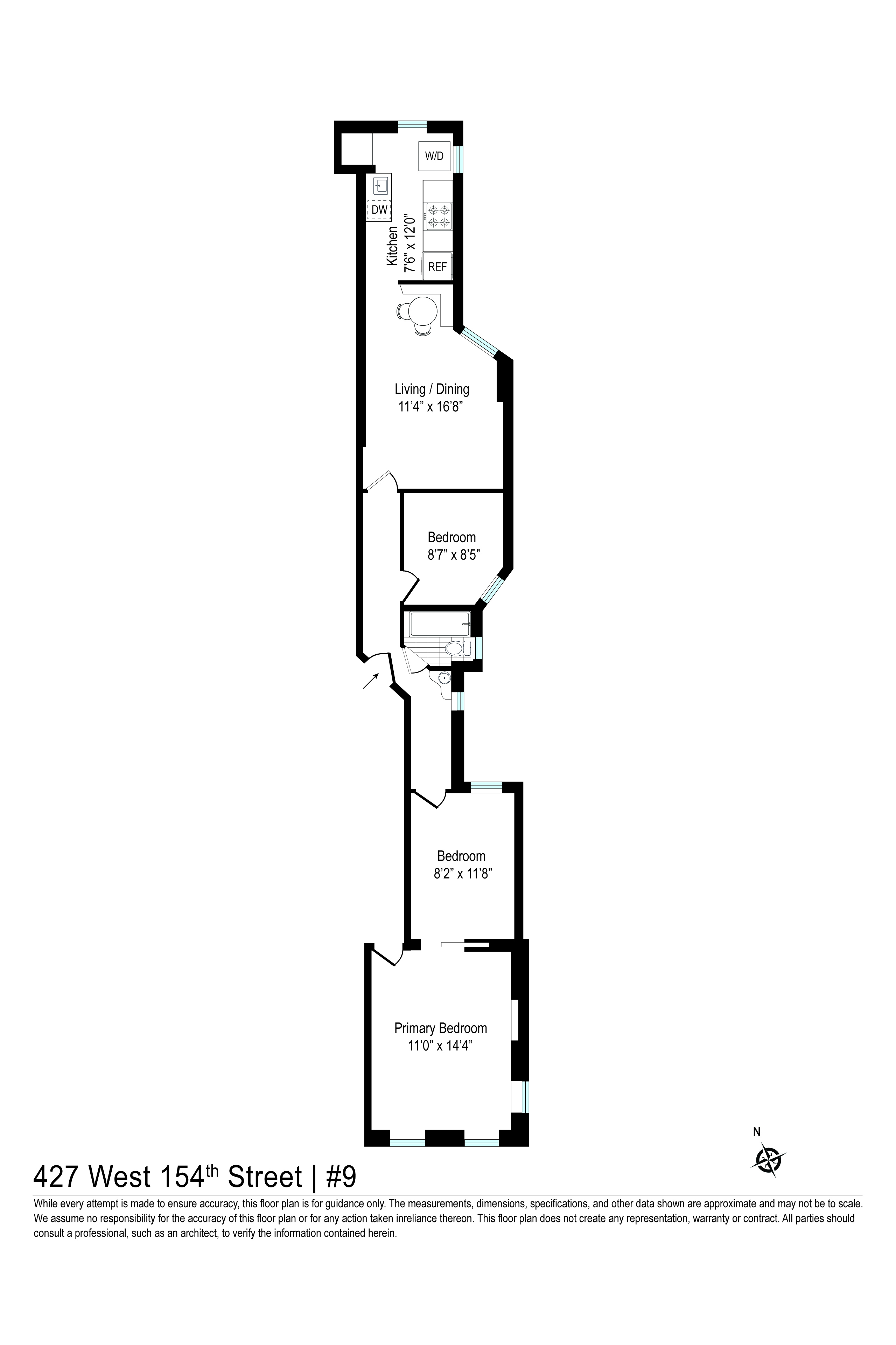 427 West 154th Street 9 Hamilton Heights New York NY 10032
