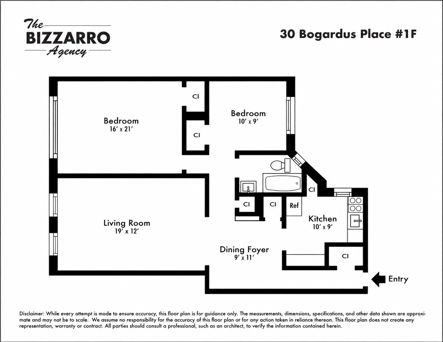 30 Bogardus Place 1F Washington Heights New York NY 10040